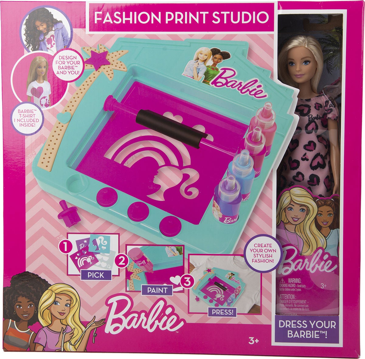 Barbie Muotisuunnittelustudio + Nukke