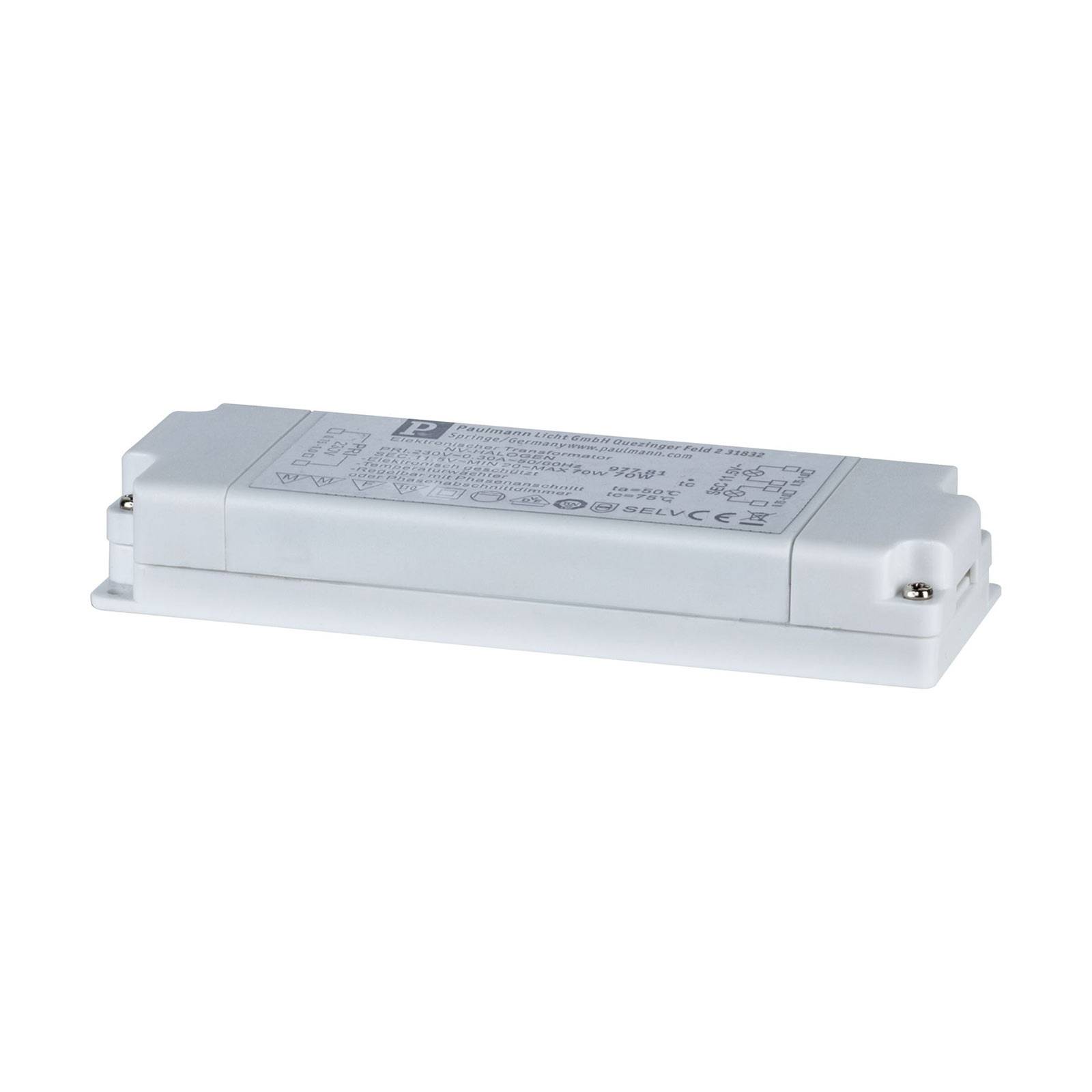 VDE Flat -muuntaja 20-70 W 230/12 V 70 VA