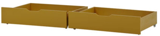 Hoppekids Sängynaluslaatikot IDA-MARIE 2-pack, Yellow