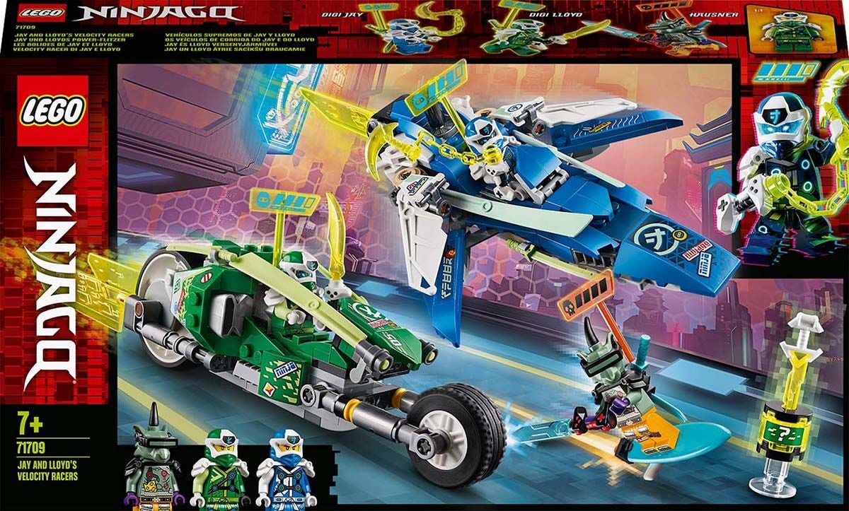 LEGO NINJAGO 71709 Jayn ja Lloydin Vauhtipelit