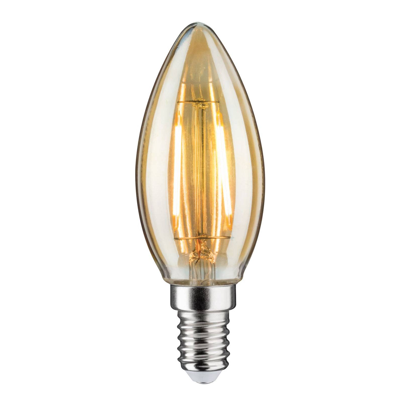 LED-kynttilälamppu E14 2,6W 2 500 K, kulta