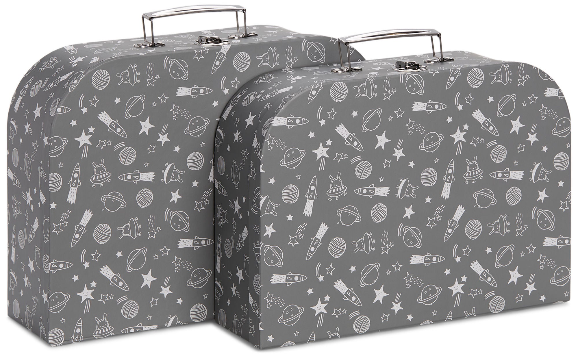 Alice & Fox Pahvilaukut 2-Pack, Space Grey