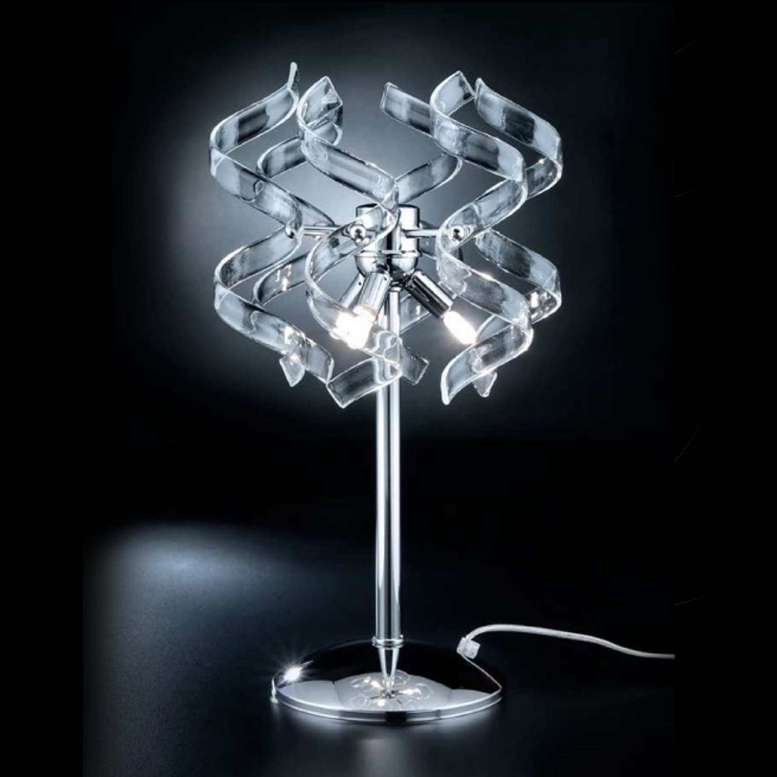 Ainutlaatuinen pöytävalaisin Crystal