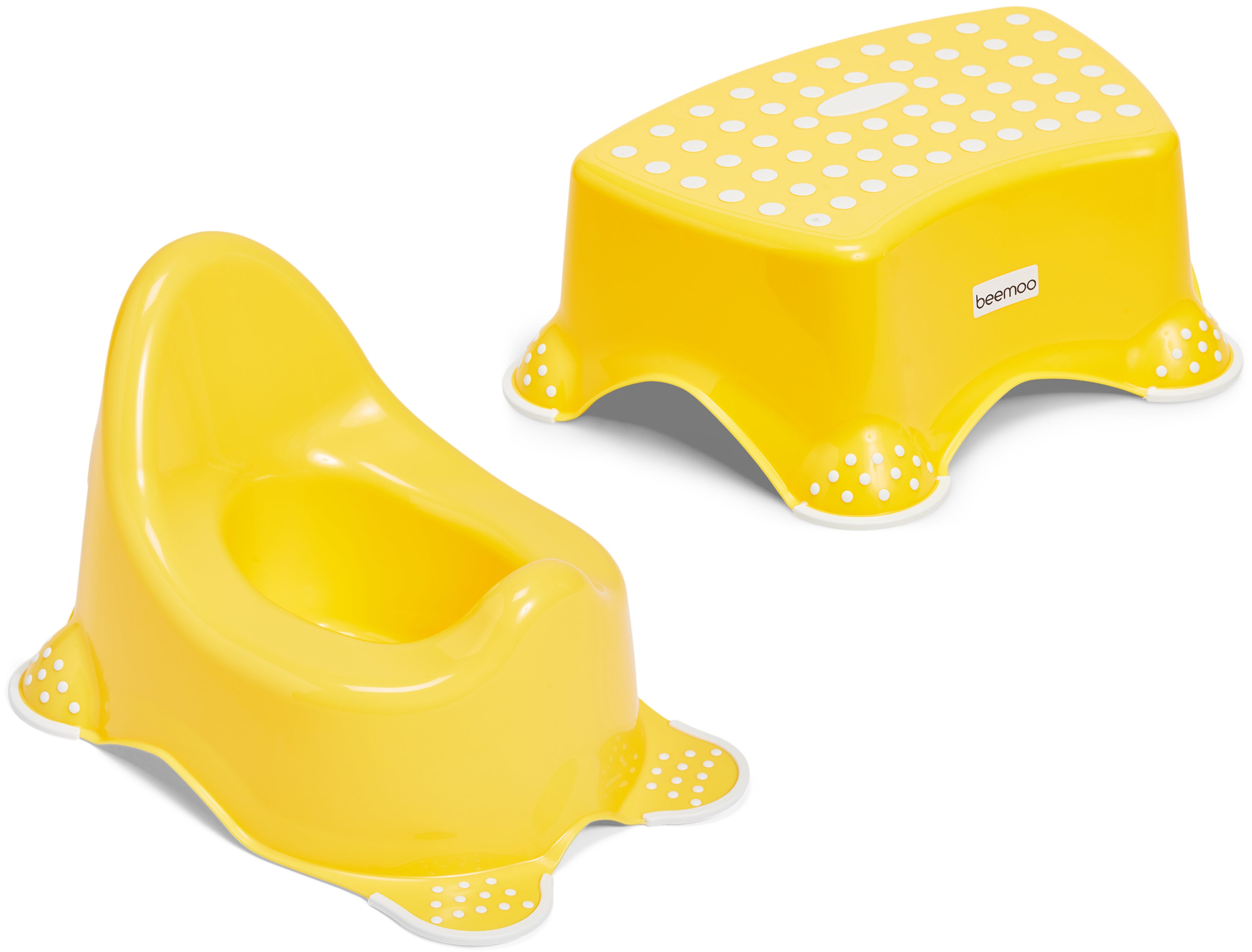 Beemoo Care Liukuestepotta ja Korokejakkara, Capri Yellow