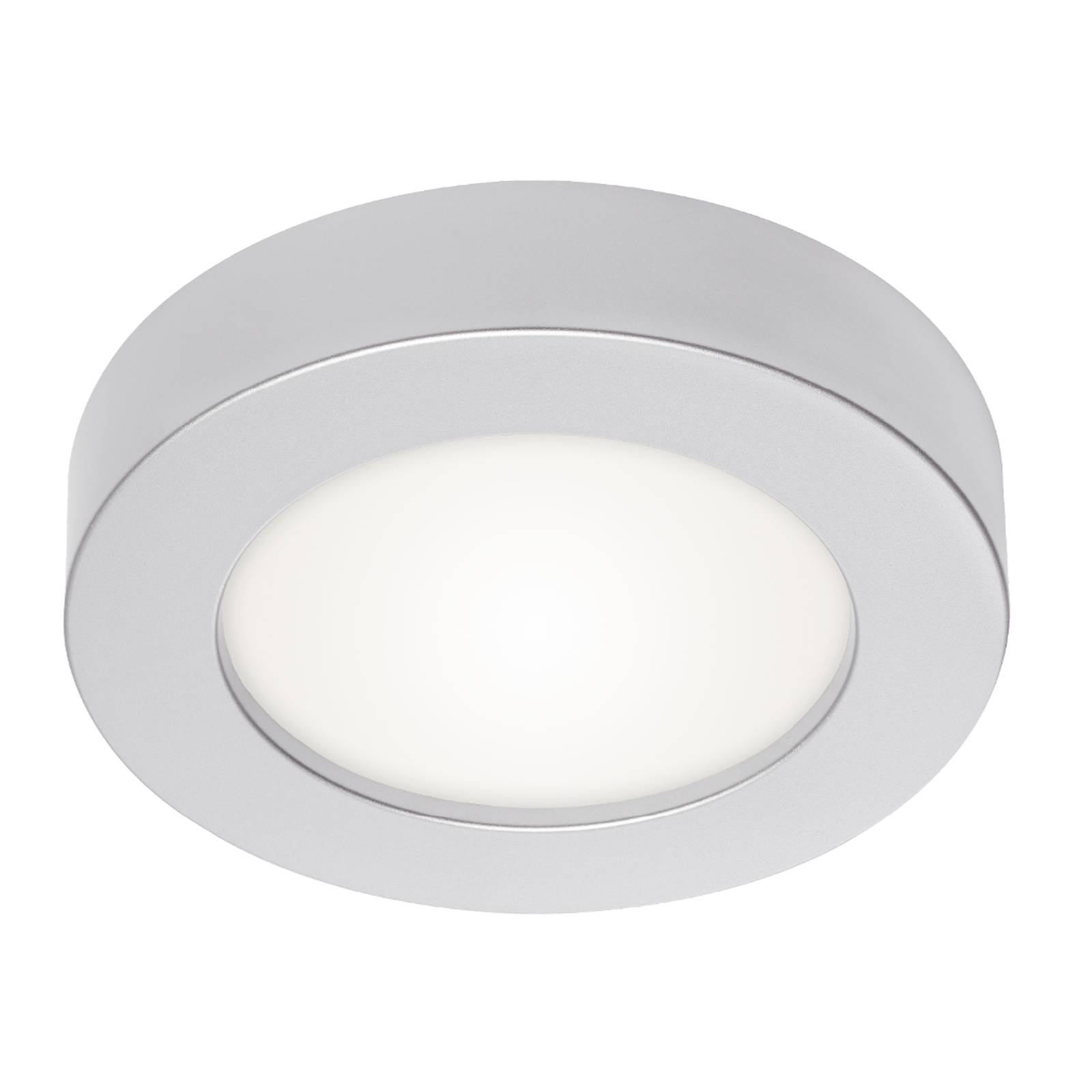 Prios Edwina -LED-kattovalaisin, hopea, 17,7 cm