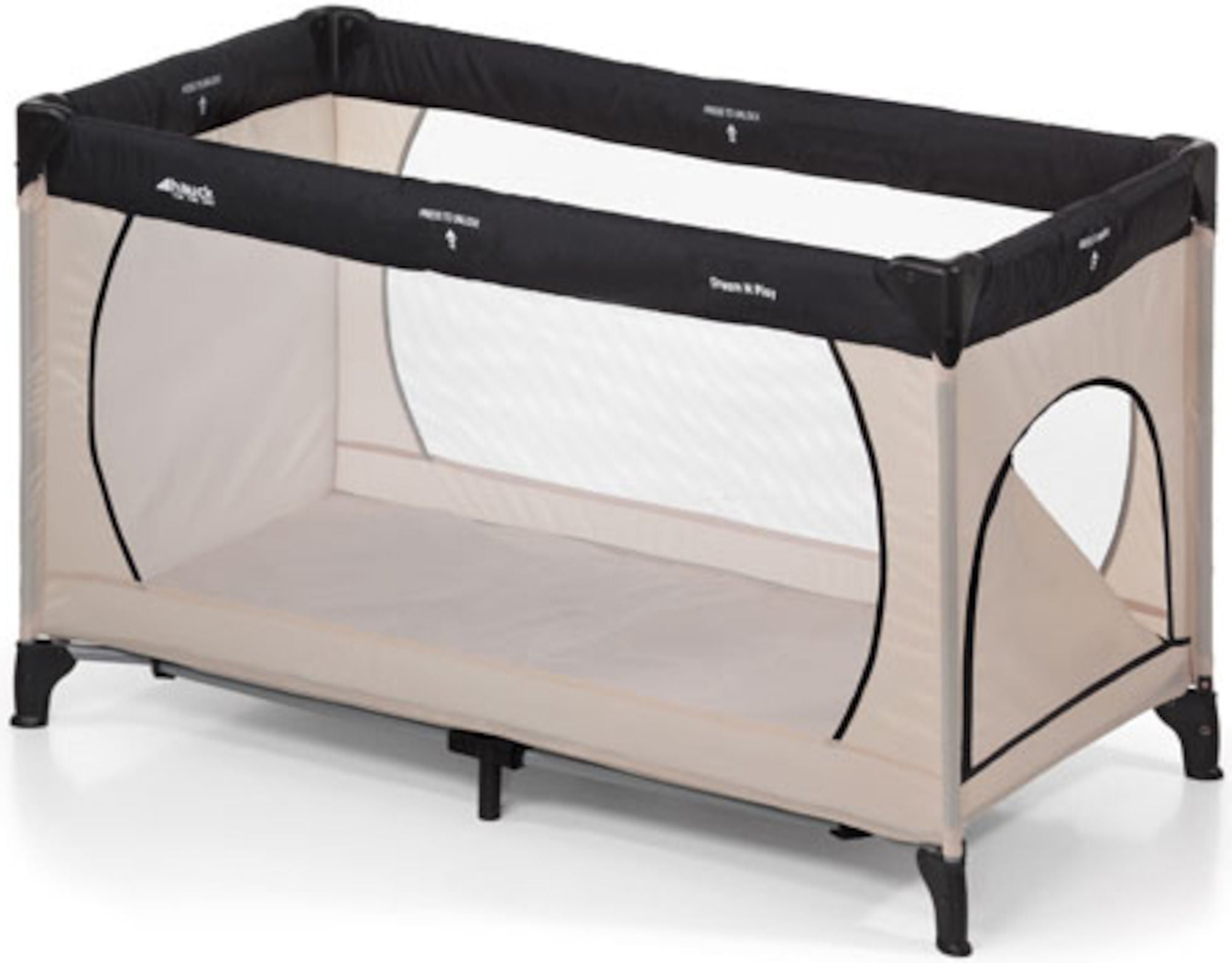 Hauck Dream'n Play Plus Matkasänky, Beige/Grey