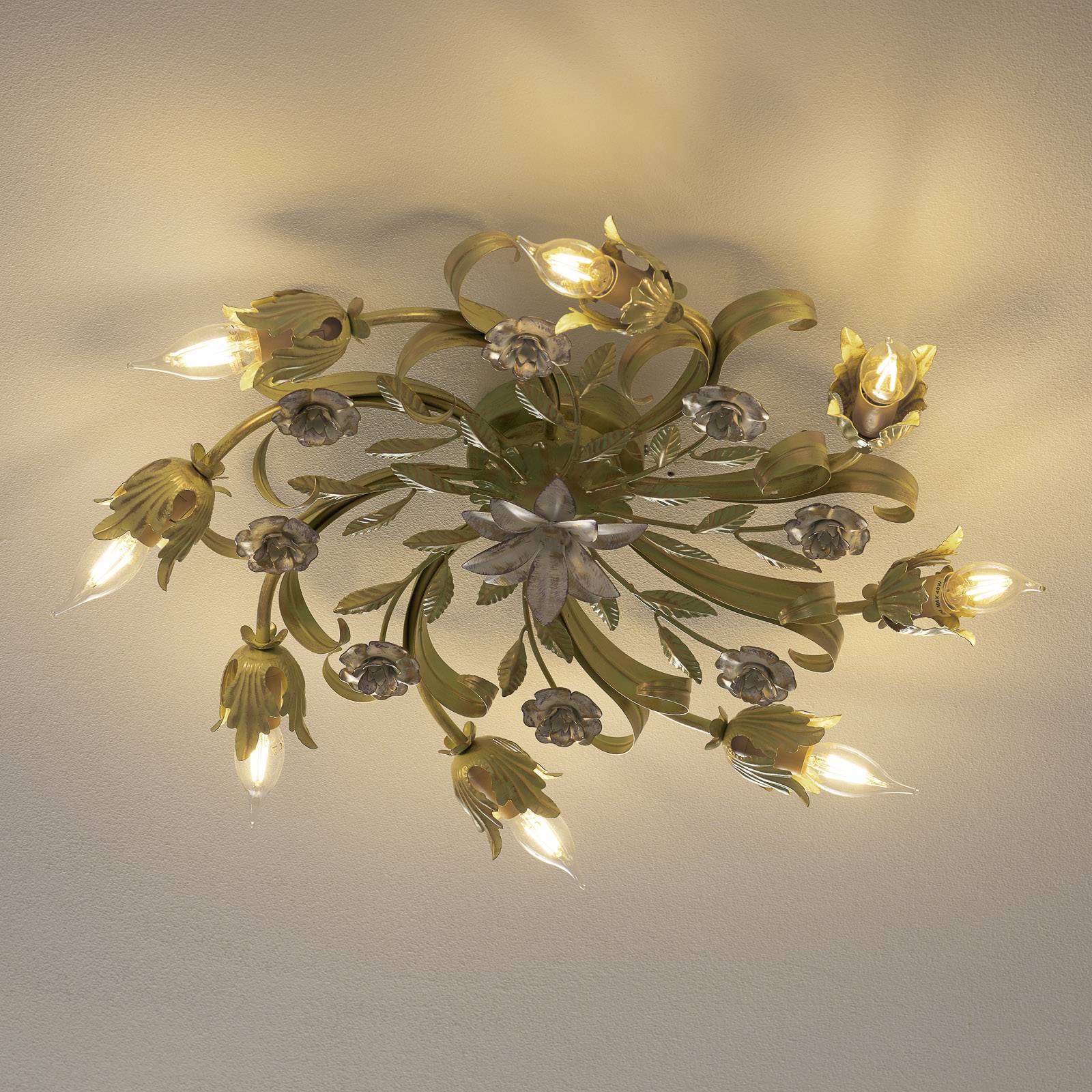 Kattovalaisin Tulipe, 8-lamppuinen, pyöreä
