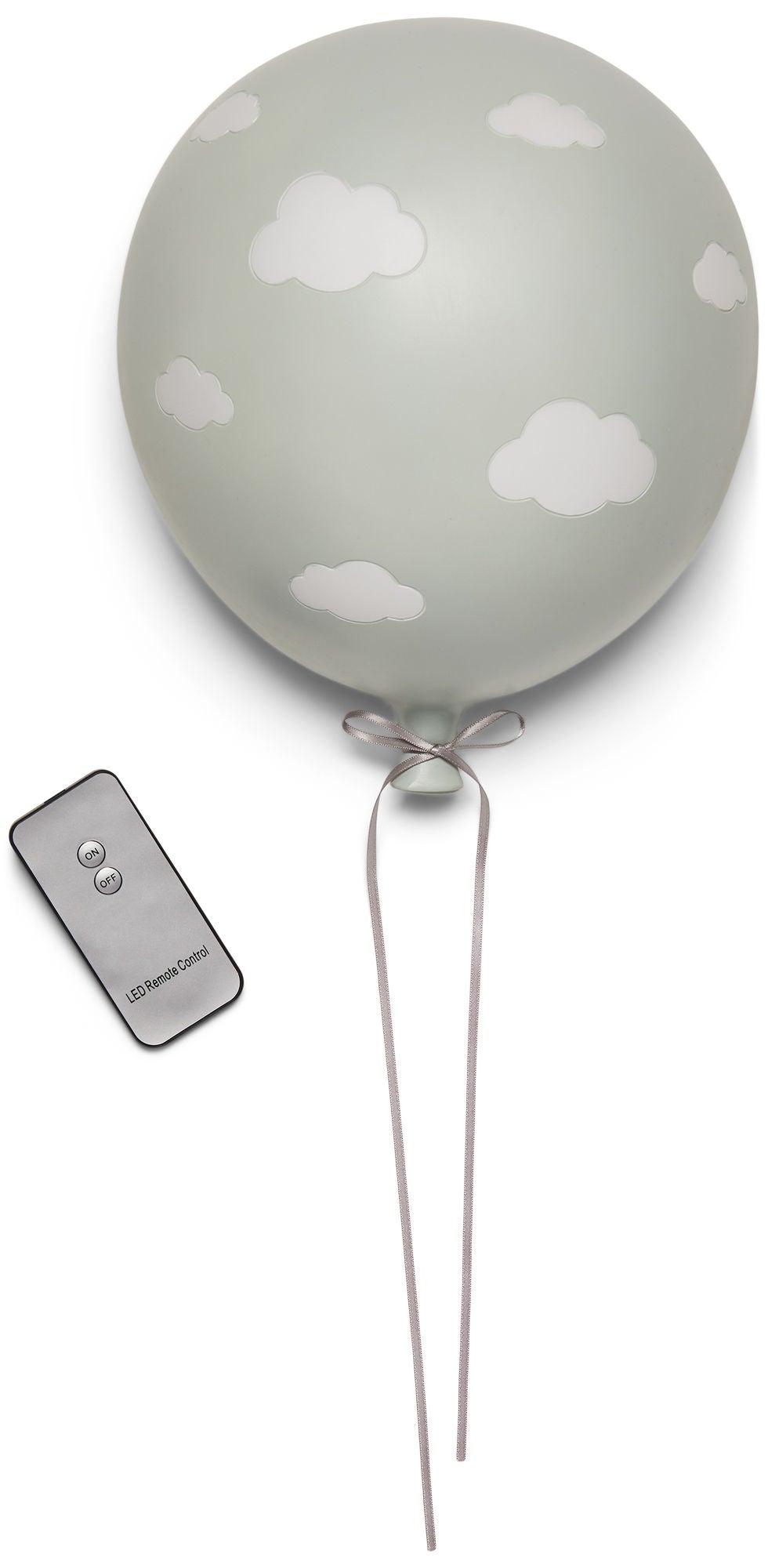 Lilou Lilou Seinävalaisin Ilmapallo Pilvi, Grey/White