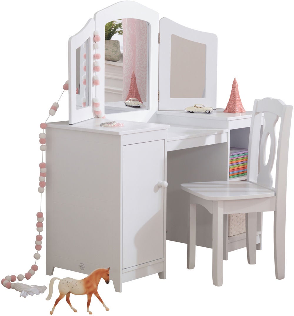Kidkraft Deluxe Peilipöytä Ja Tuoli