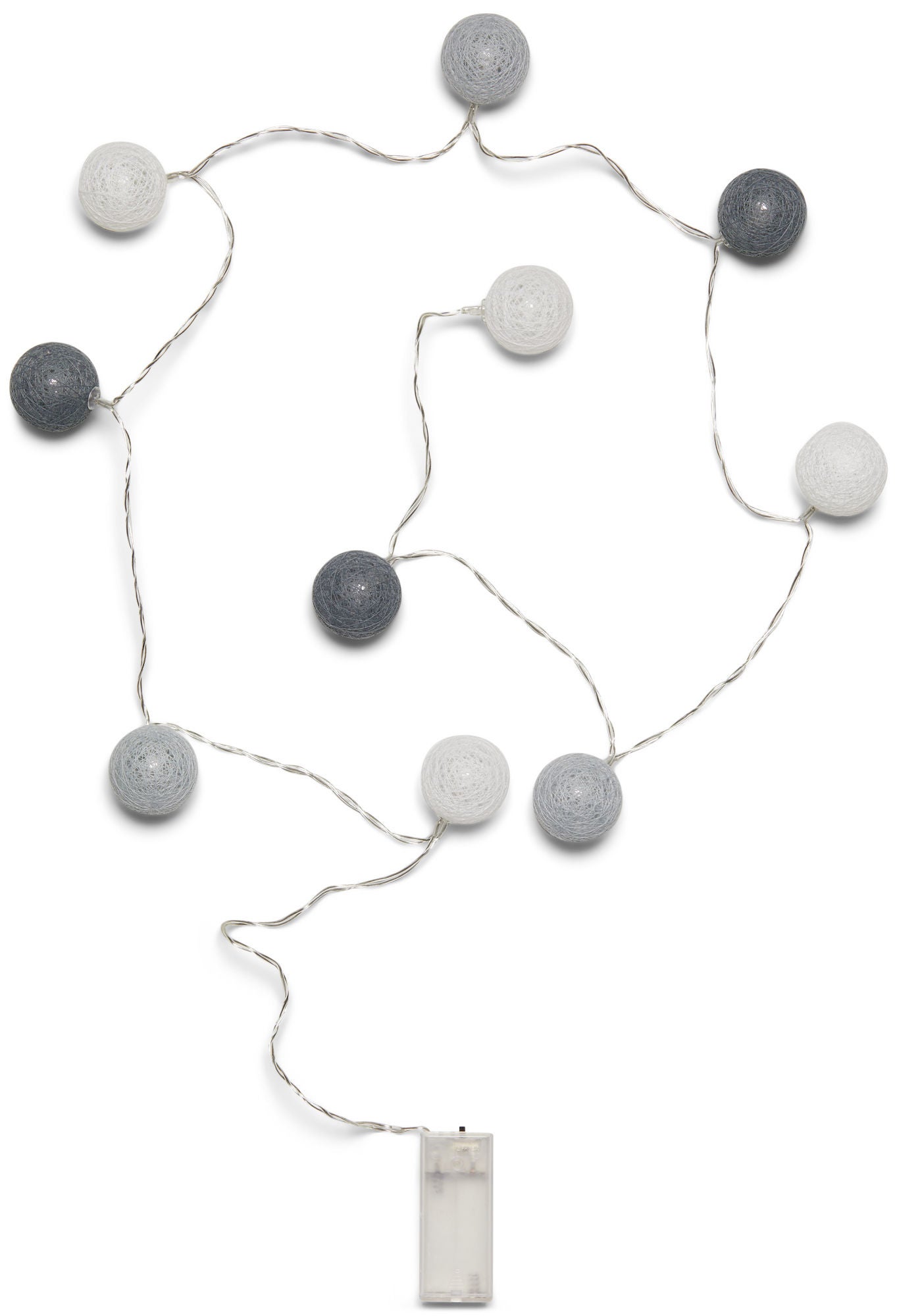 Alice & Fox Valosarja 10 Palloa, Light Grey
