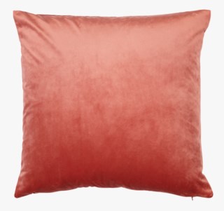 Mali velour koristetyyny terrakotta