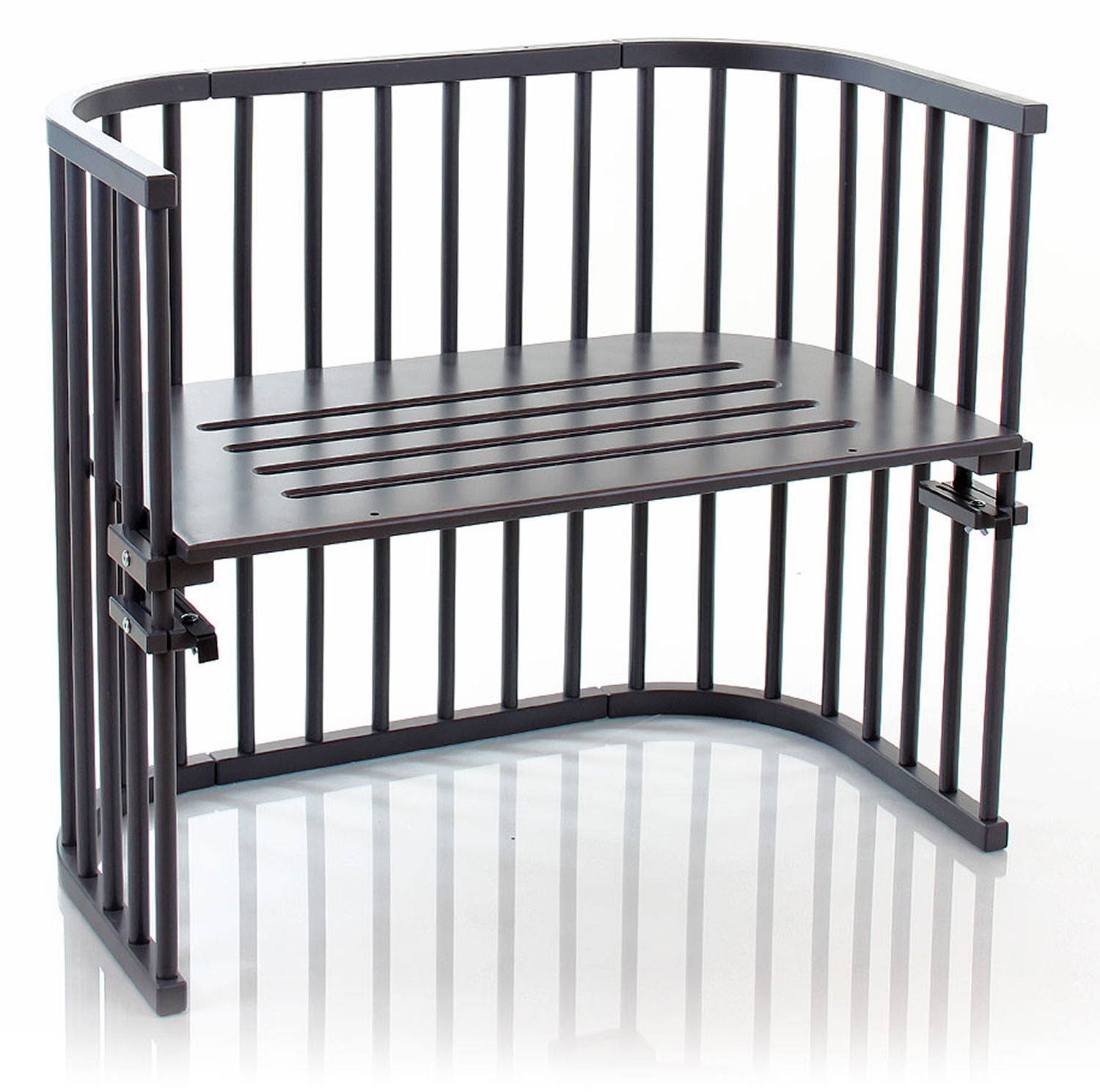 Babybay Bedside Crib Maxi, Grey
