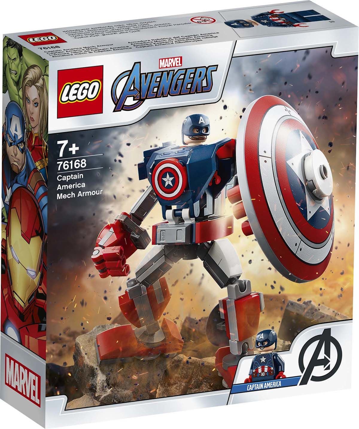 LEGO Super Heroes 76168 Captain America Robottihaarniska