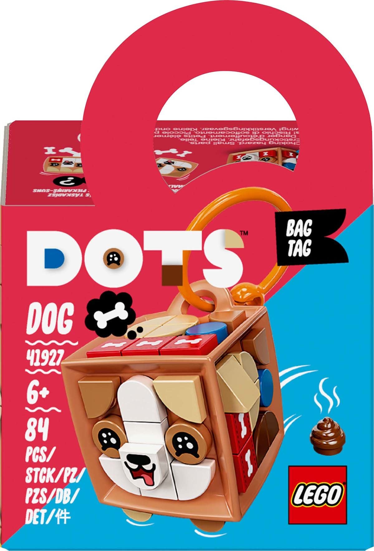 LEGO DOTS 41927 Laukkukoriste - Koira