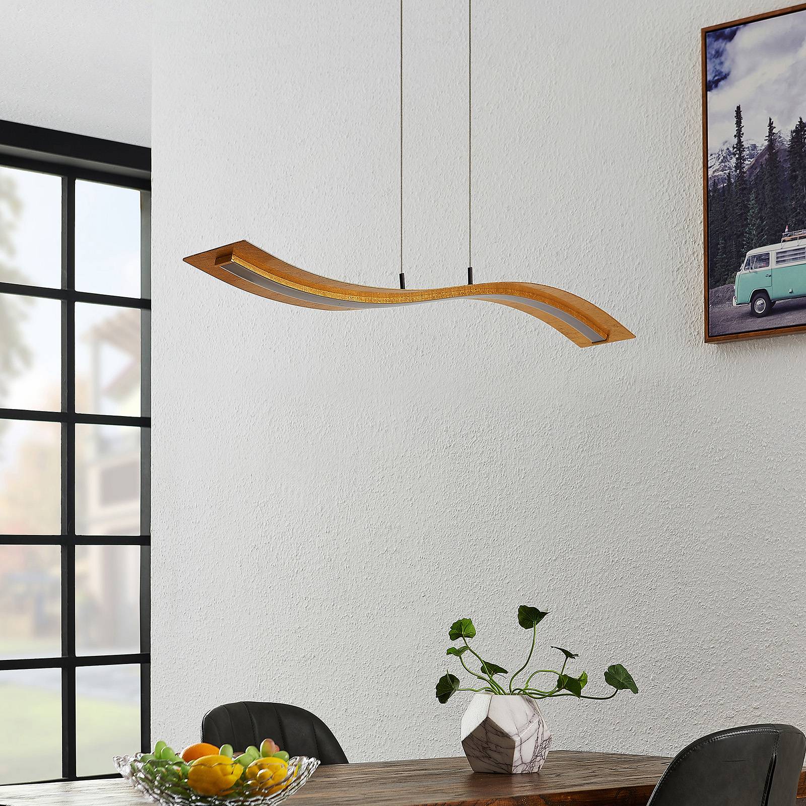 Lindby Larisa -LED-riippuvalaisin, pituus 115 cm