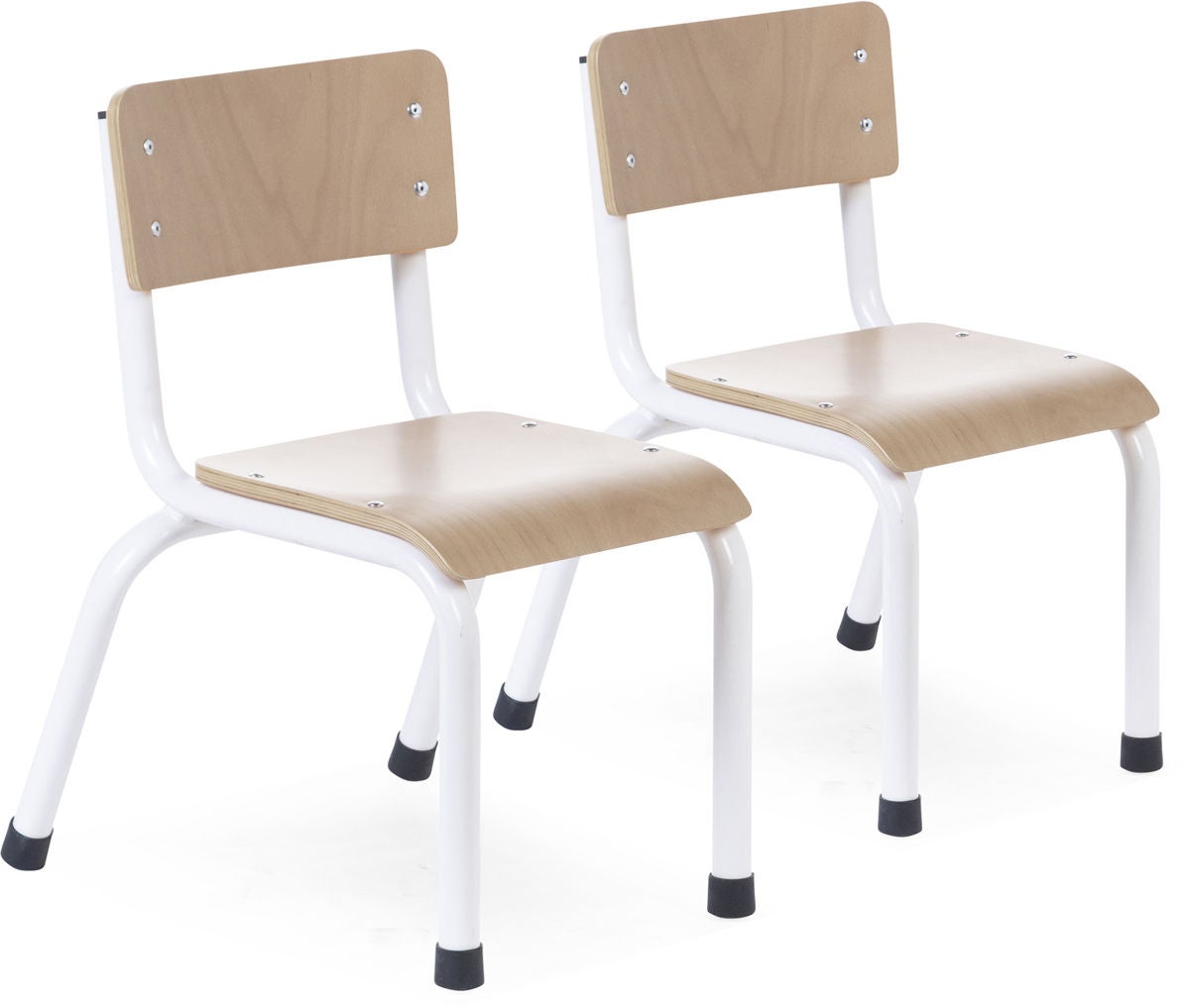 Childhome Tuolit, Metallia 2-pack, White