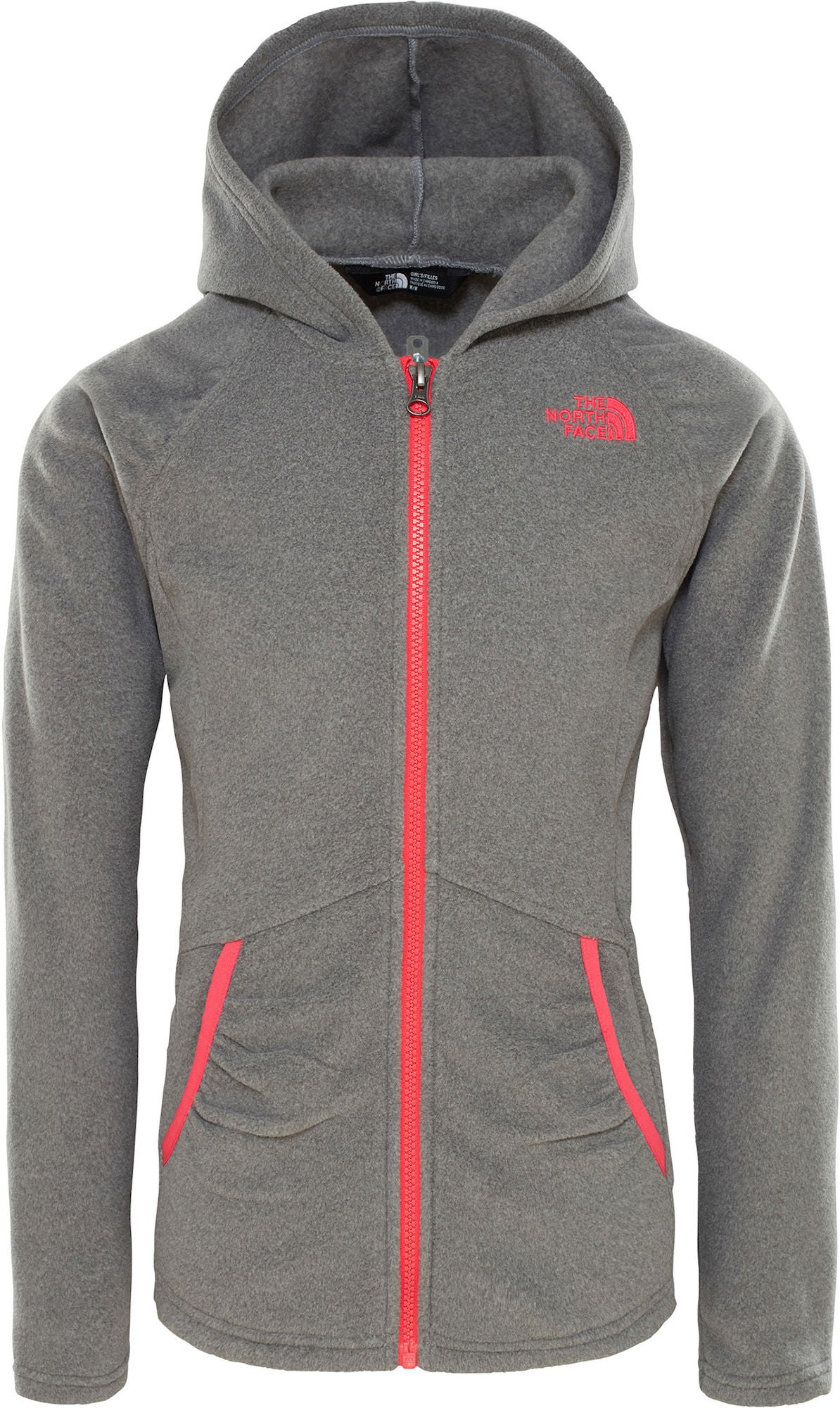 The North Face Mezzaluna Full-Zip Huppari Lapsi, Tnf Medium Grey Heather XS