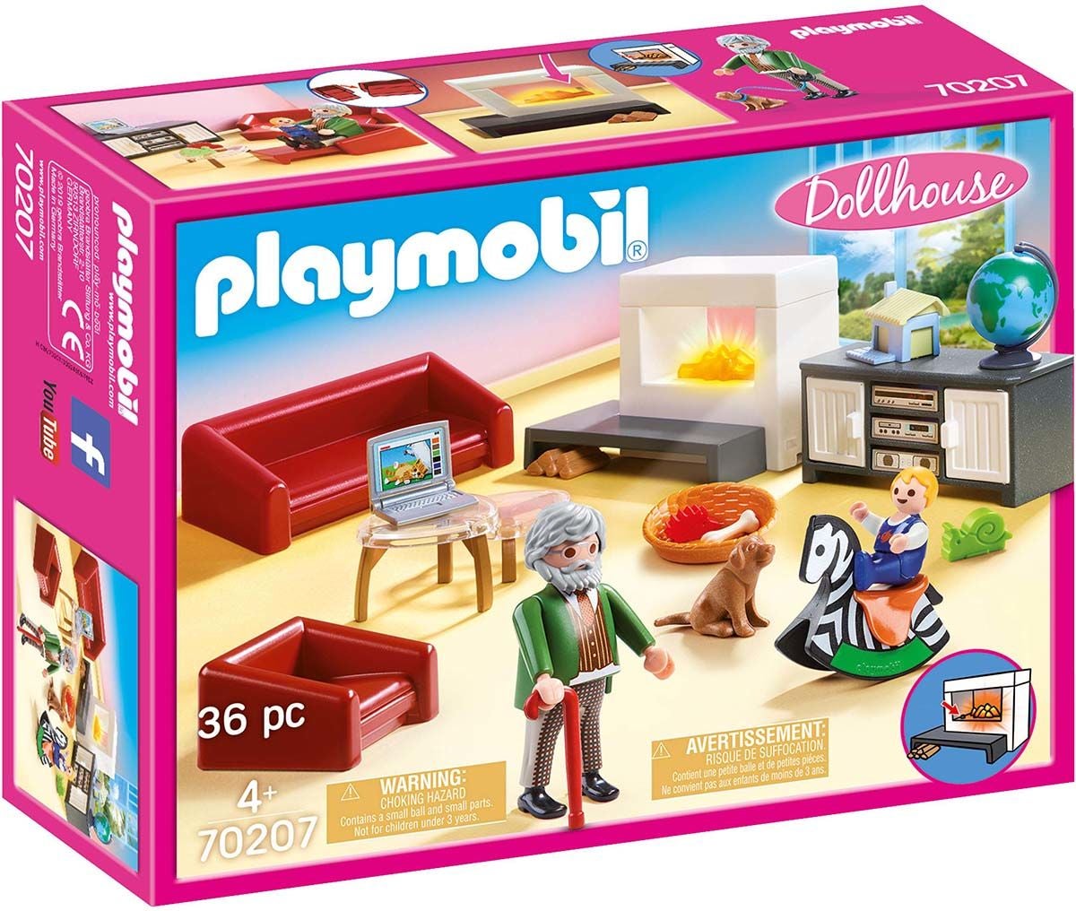 Playmobil 70207 Mukava Olohuone