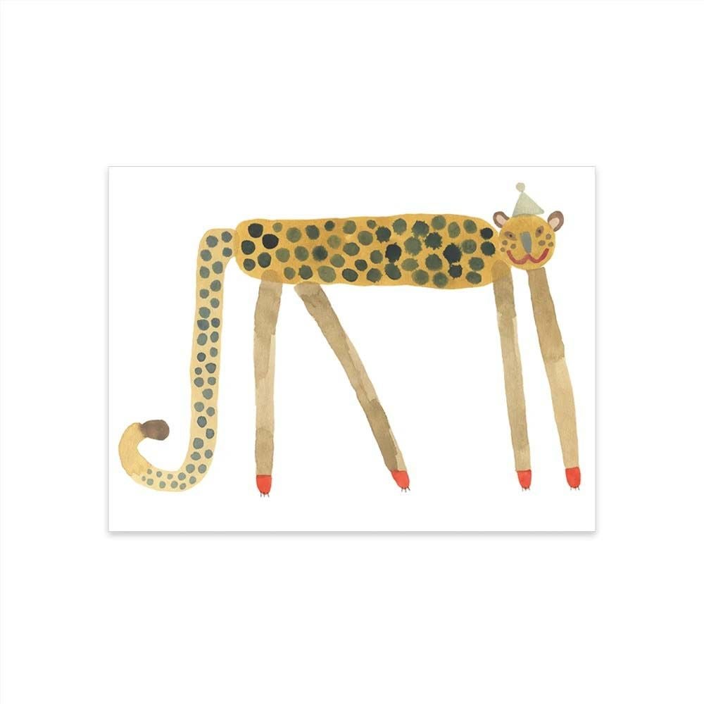 OYOY Juliste Smiling Leopard Elvis