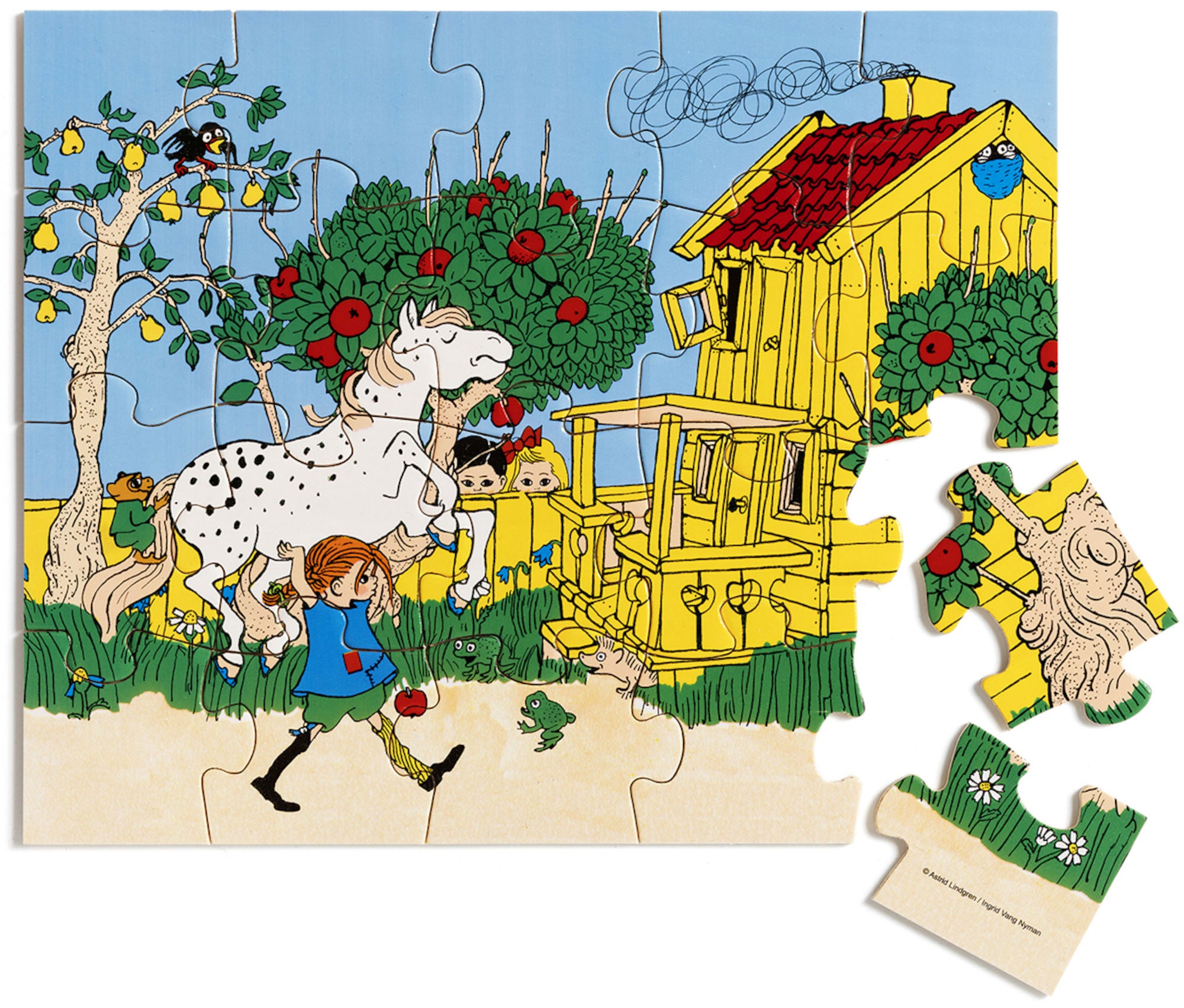 Peppi Pitkätossu Puupalapeli 20