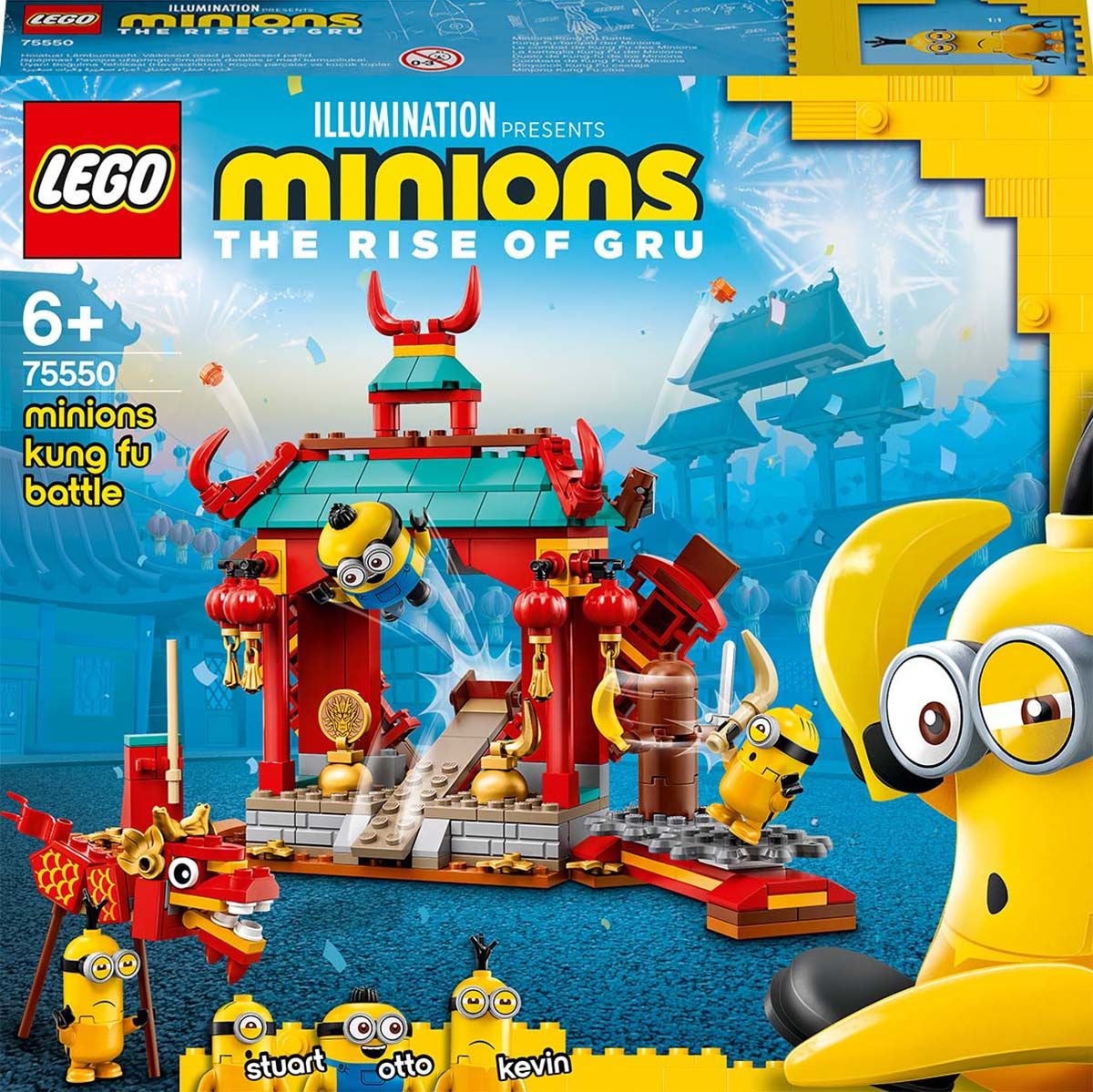 LEGO Minions 75550 Kätyrit: Kung Fu Taistelu