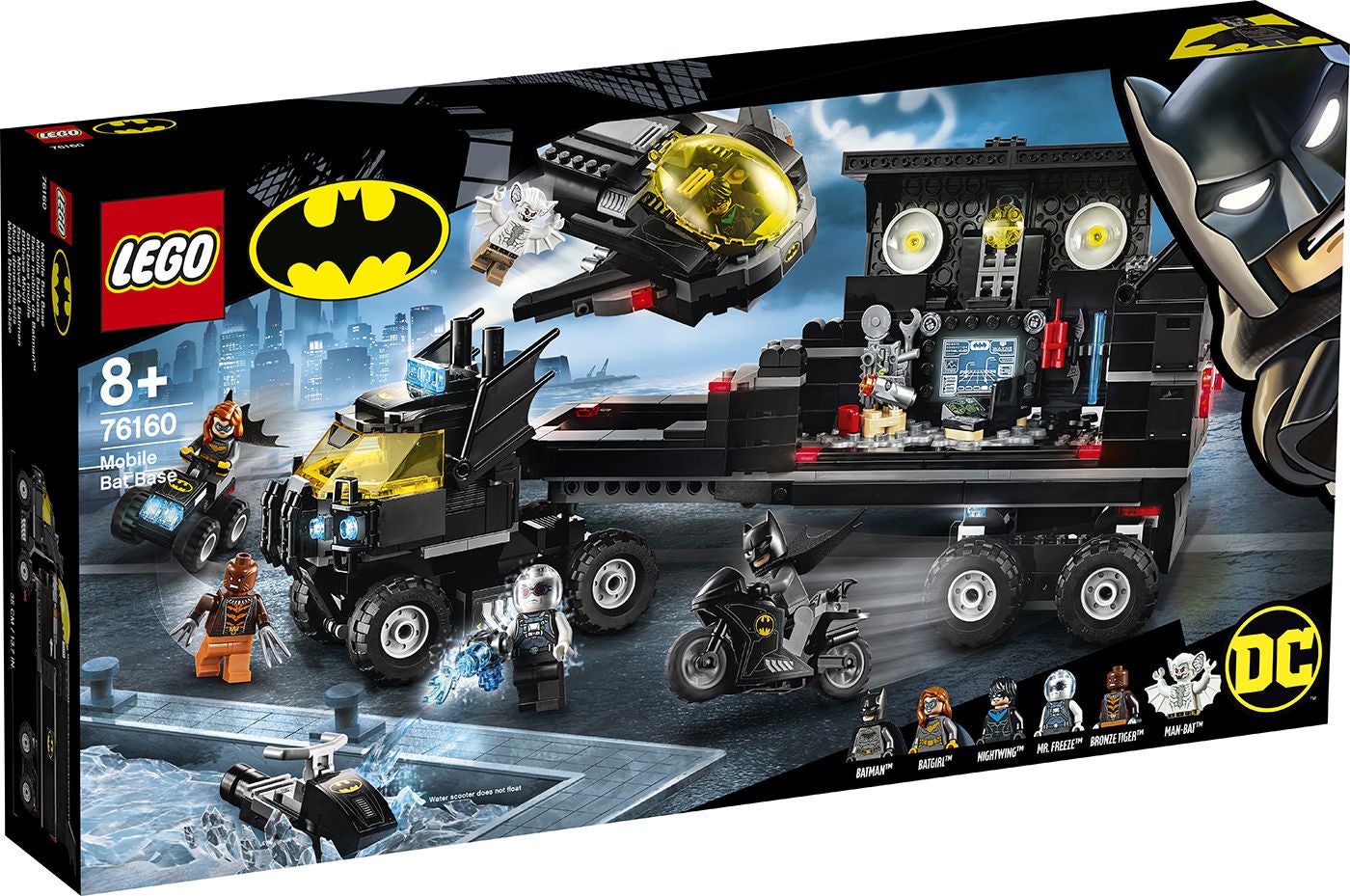 LEGO DC Comics Super Heroes 76160 Siirrettävä lepakkotukikohta