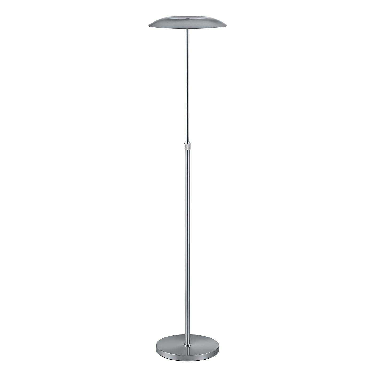 B-Leuchten Curling LED-lattiavalo nikkeli matta