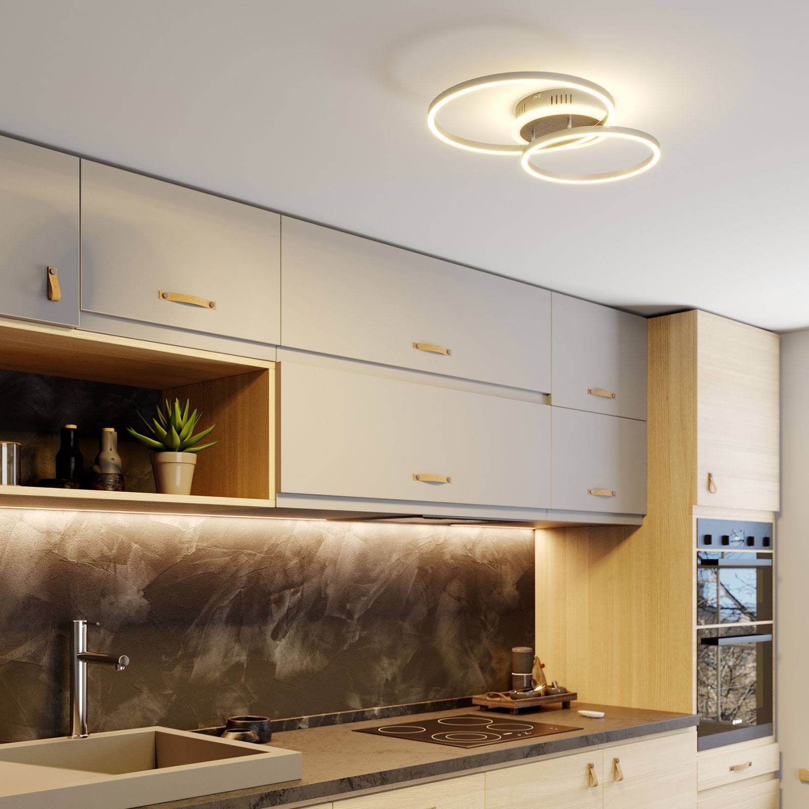 Lindby Smart Edica -LED-kattovalaisin