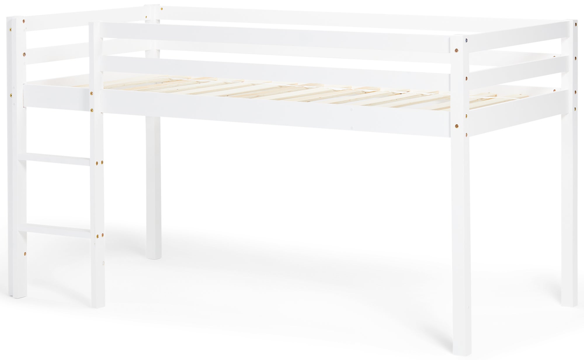 JLY Parvisänky Verholla 90x190, Valkoinen