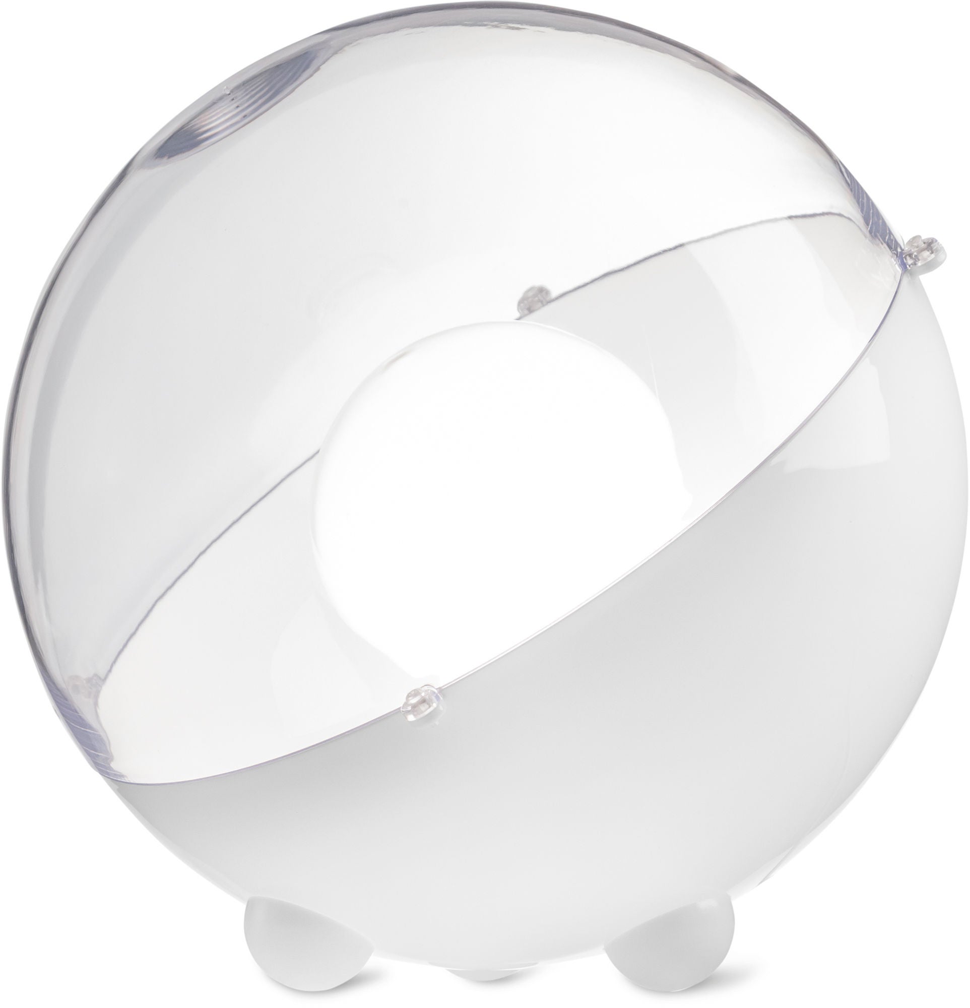 Koziol Lattiavalaisin Orion Transparent, Valkoinen