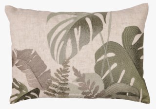 Spring koristetyyny moniväri/vihreä