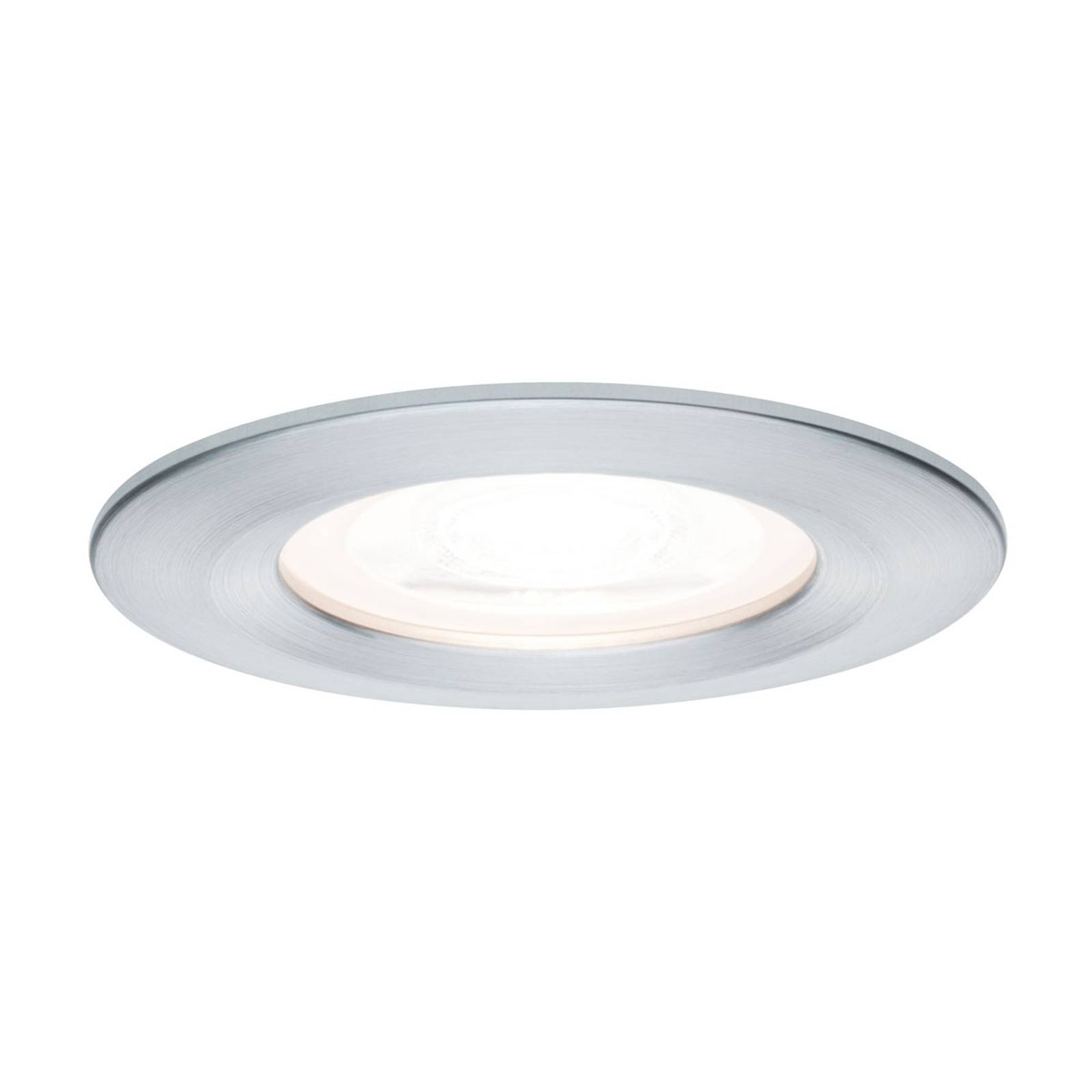 Paulmann LED-spotti Nova pyöreä, IP44, alumiini