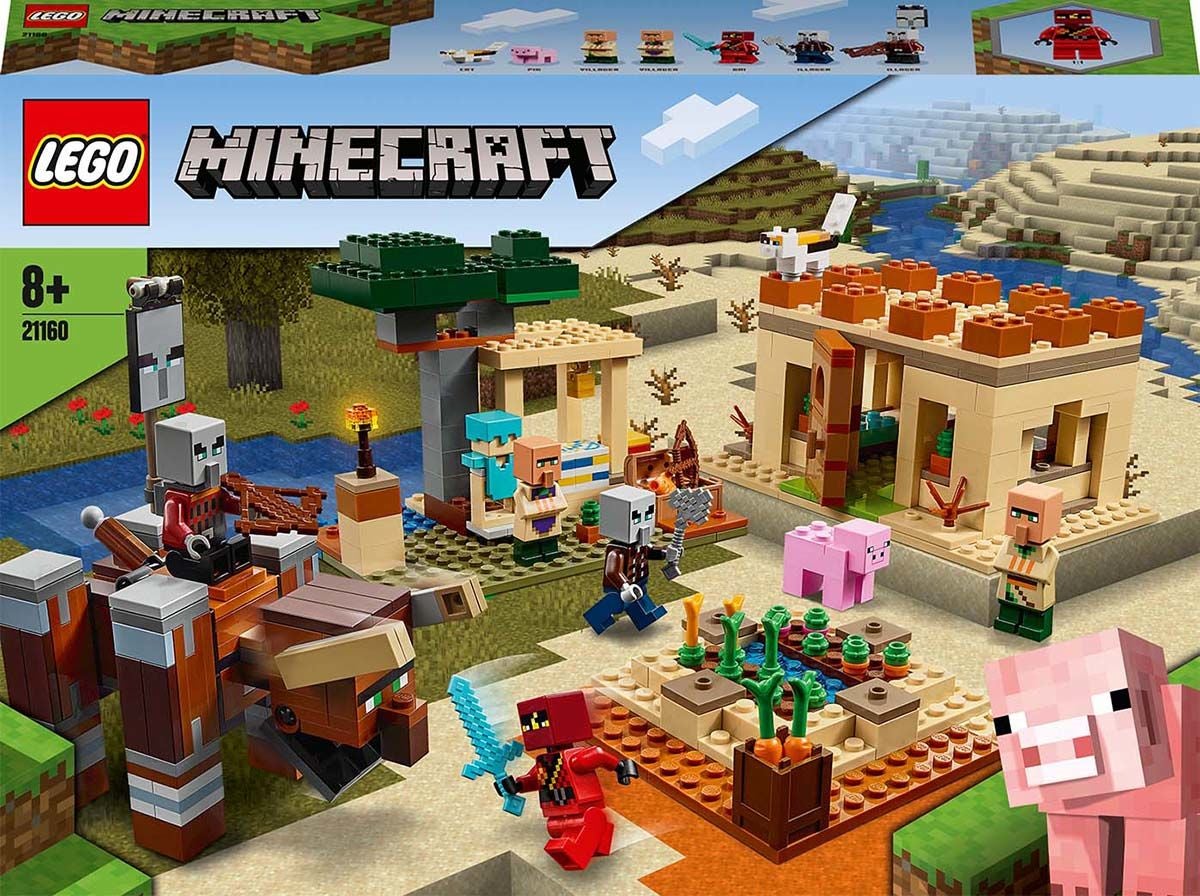 LEGO Minecraft 21160 Illagerien Hyökkäys