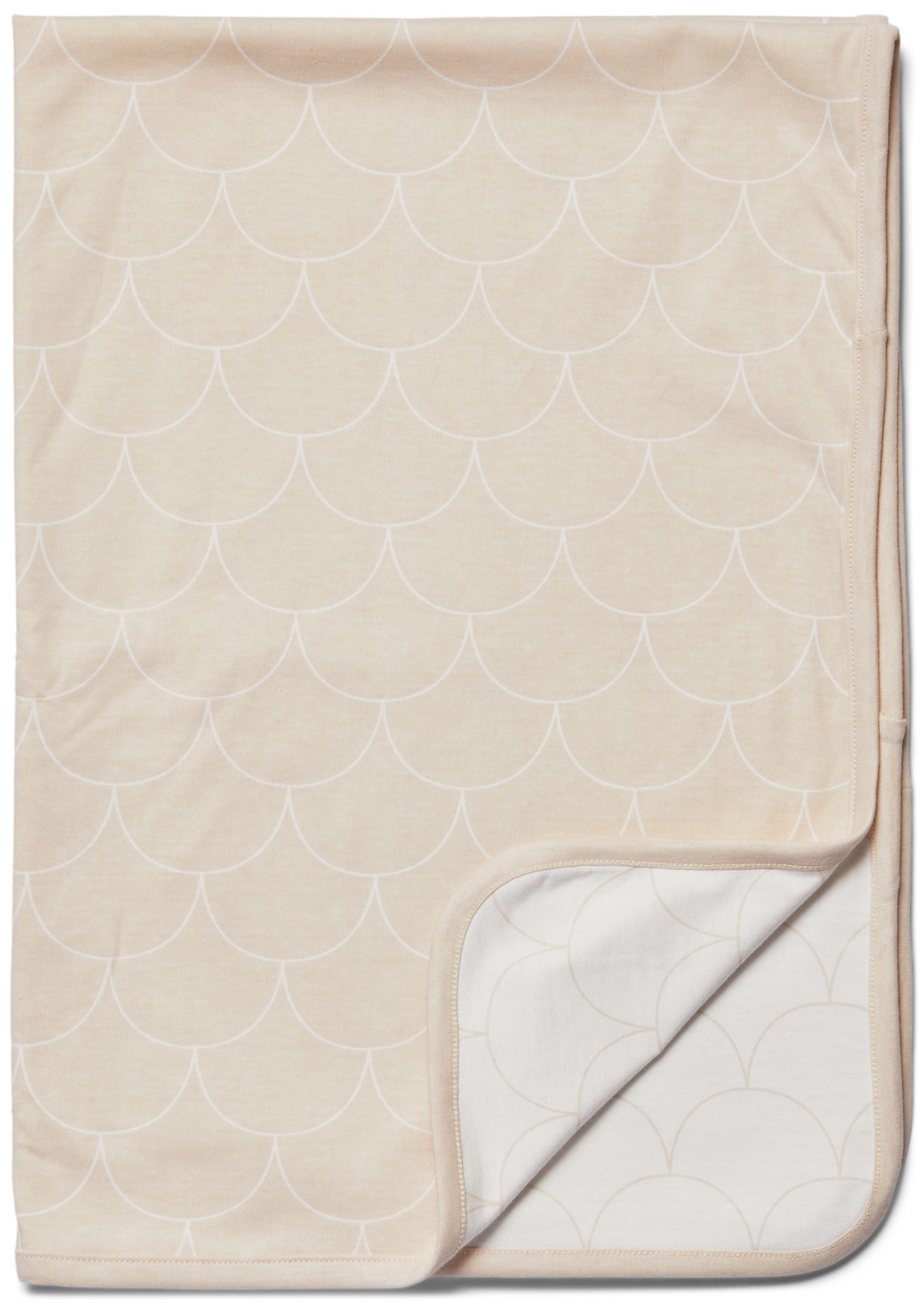 Minitude Scallop Viltti, Whisper Pink/White