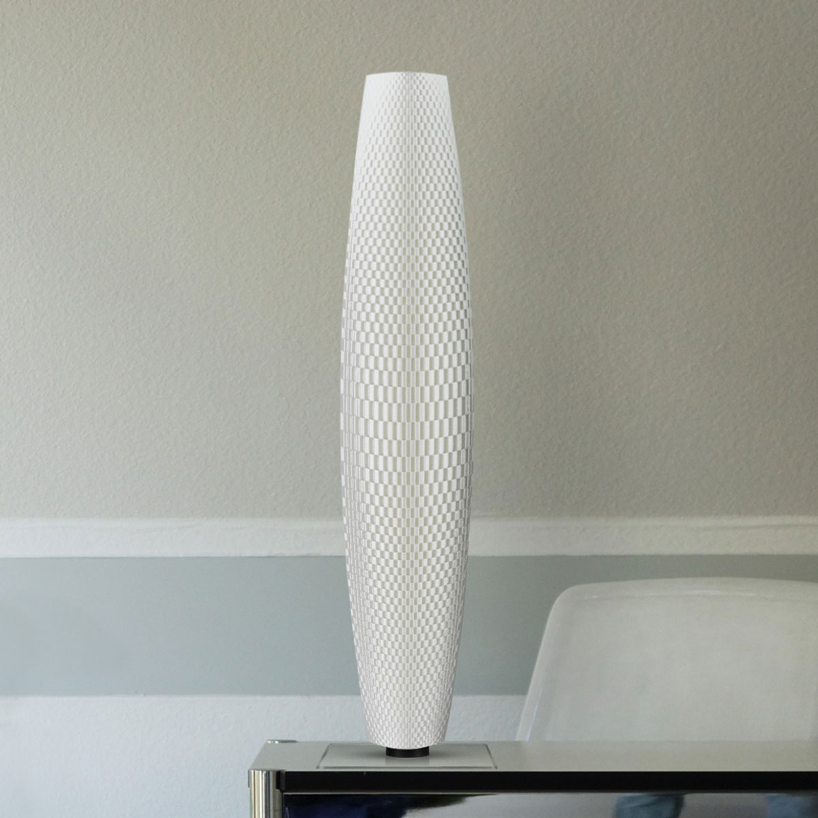 LED-lattiavalaisin Punos Pur, valkoinen 75 cm