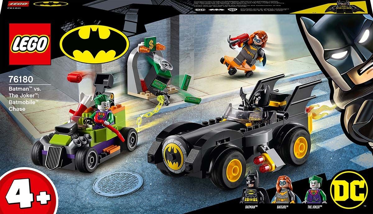 LEGO Super Heroes 76180 Batman Vastaan The Joker: Takaa-ajo Batmobilella