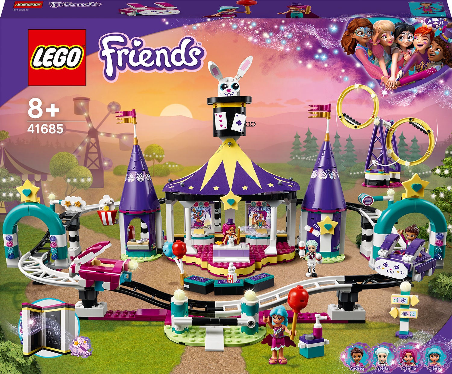 LEGO Friends 41685 Maaginen Huvipuiston Vuoristorata