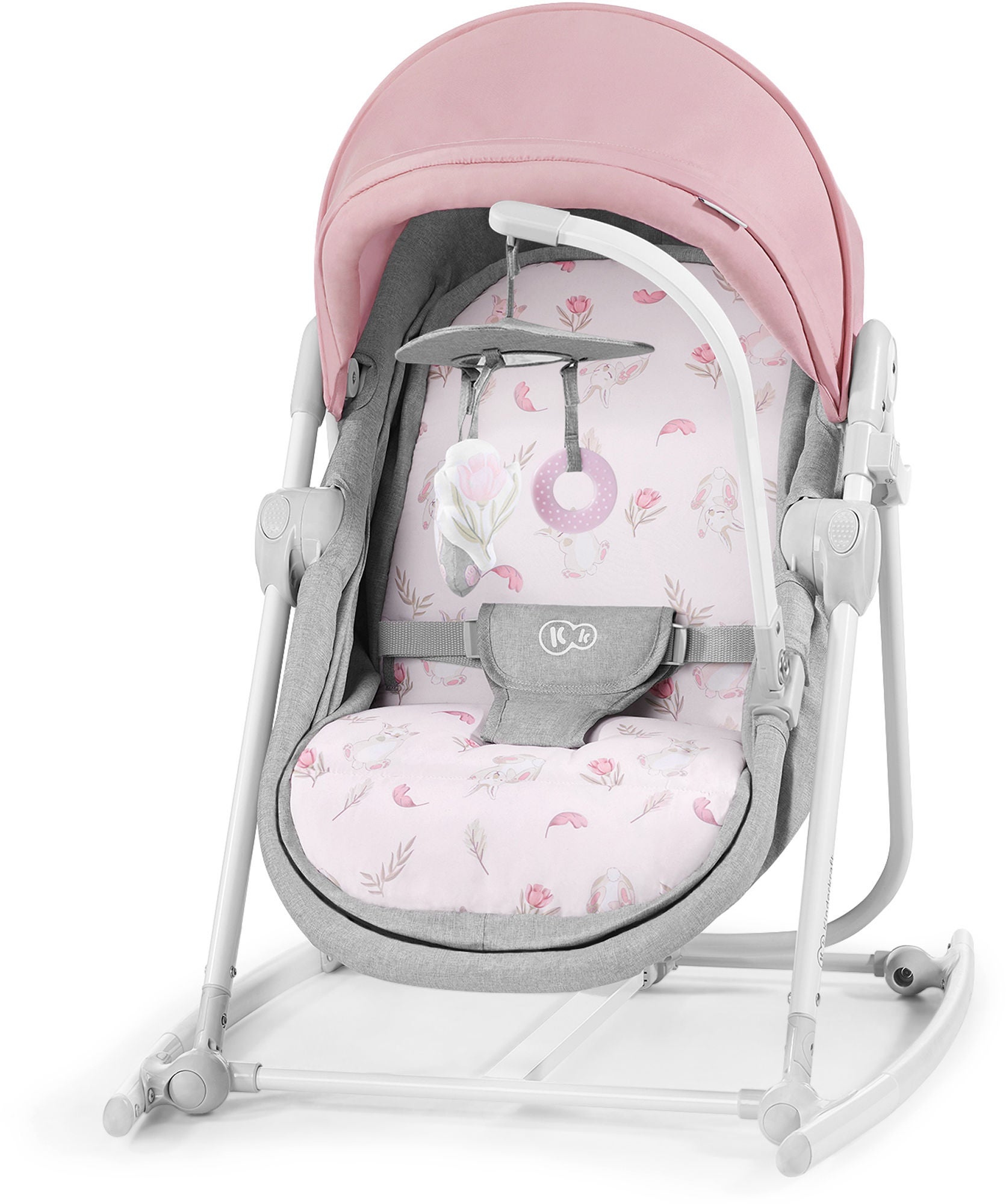 Kinderkraft 5-in-1 Unimo Sitteri 2020, Peony Rose