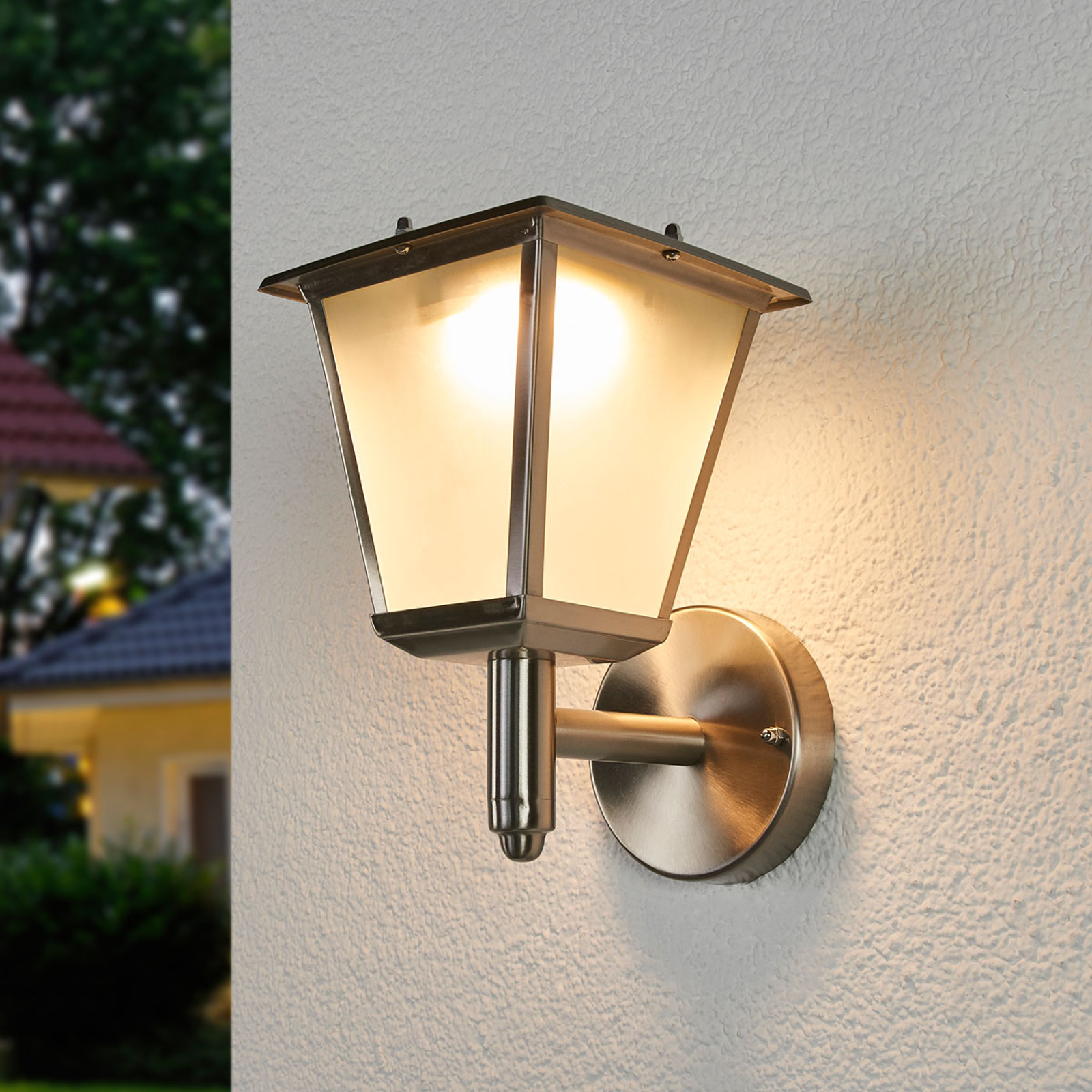Aurinkokäyttöinen Anica-LED-ulkoseinävalaisin