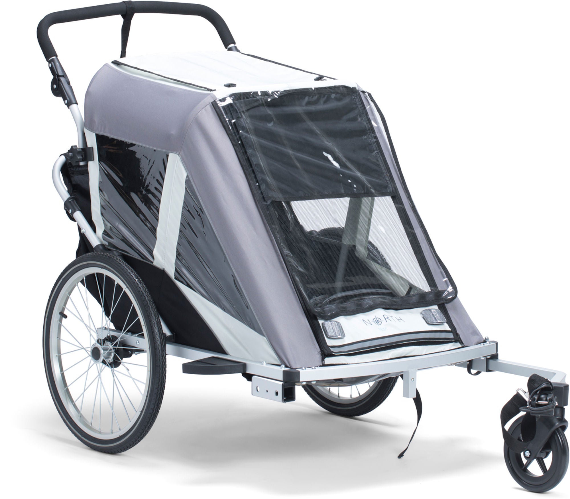 North 13.5 Roadster+ Pyöräkärry, Grey