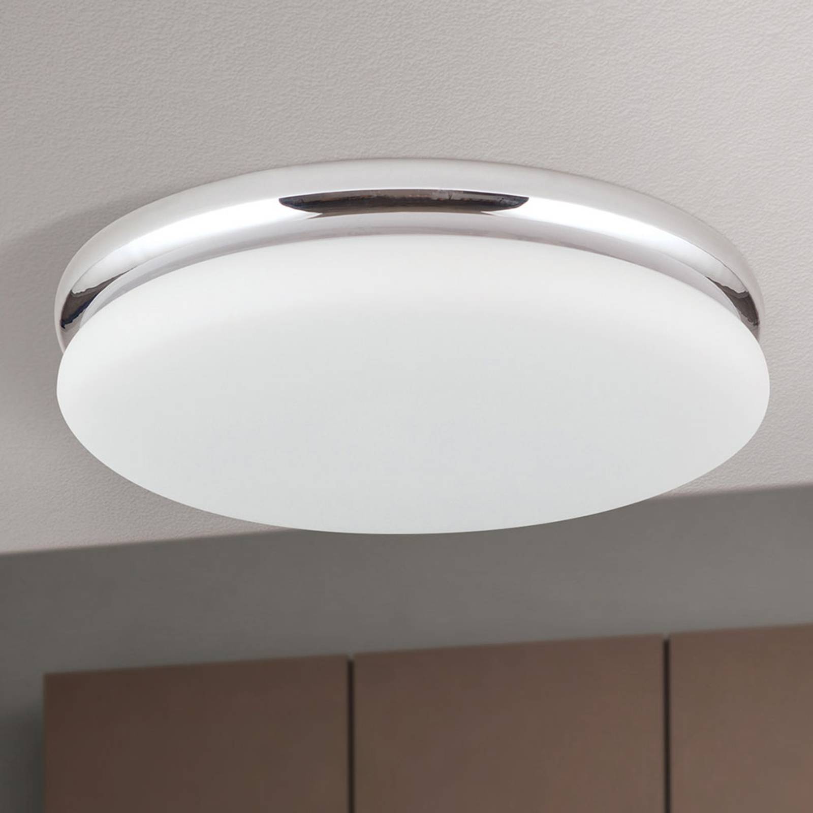 LED-kattovalaisin James, metallirunko, kromattu