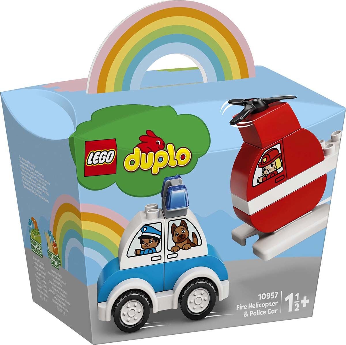 LEGO DUPLO 10957 Ensimmäinen Palohelikopterini & Poliisiautoni