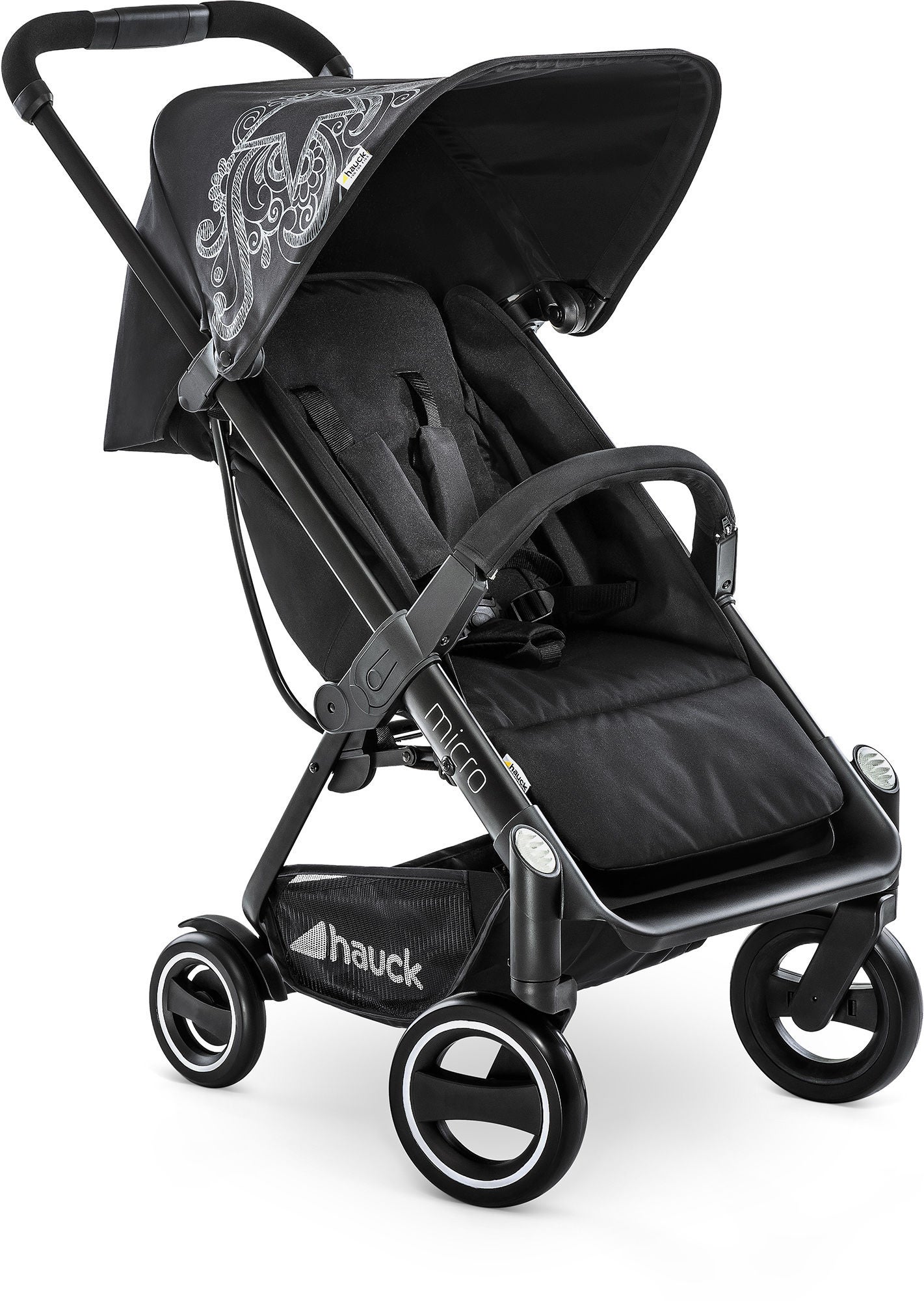 Hauck Micro Star Lastenrattaat, Caviar