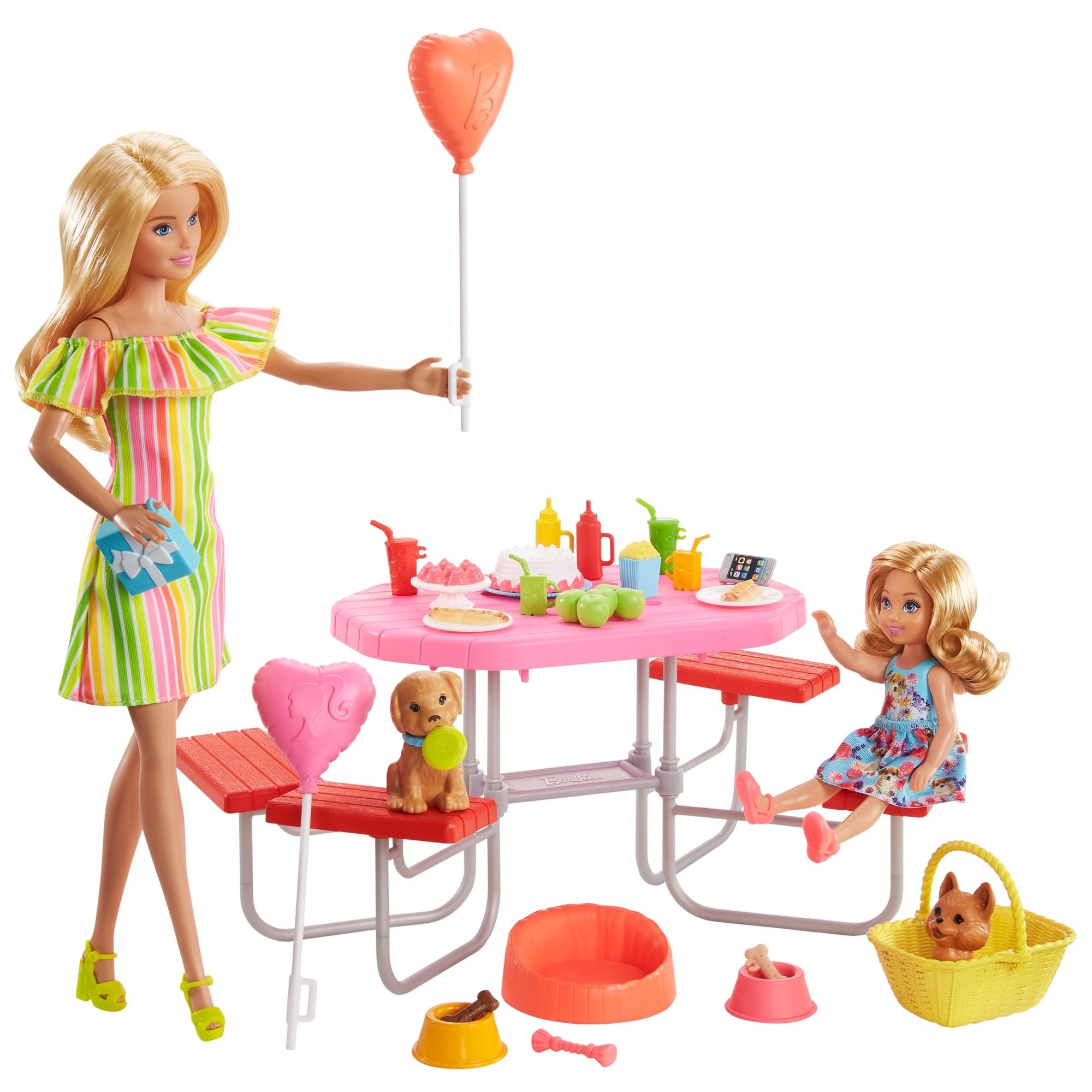 Barbie ja Chelsea Piknikillä