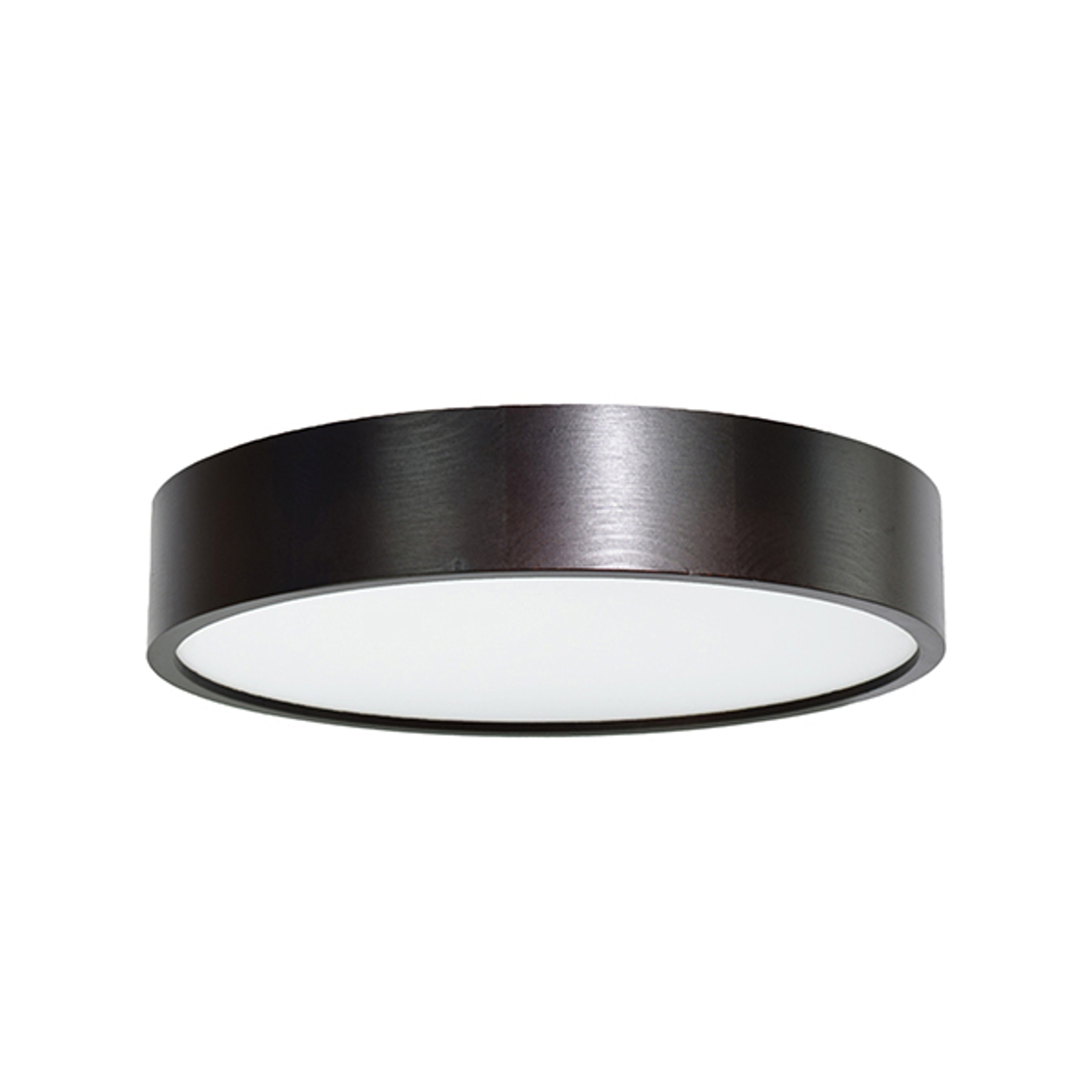 LED-kattovalaisin Cleo, Ø 38 cm, musta