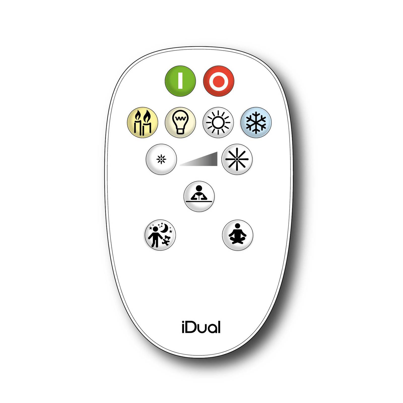 iDual-kaukosäädin Whites Flat
