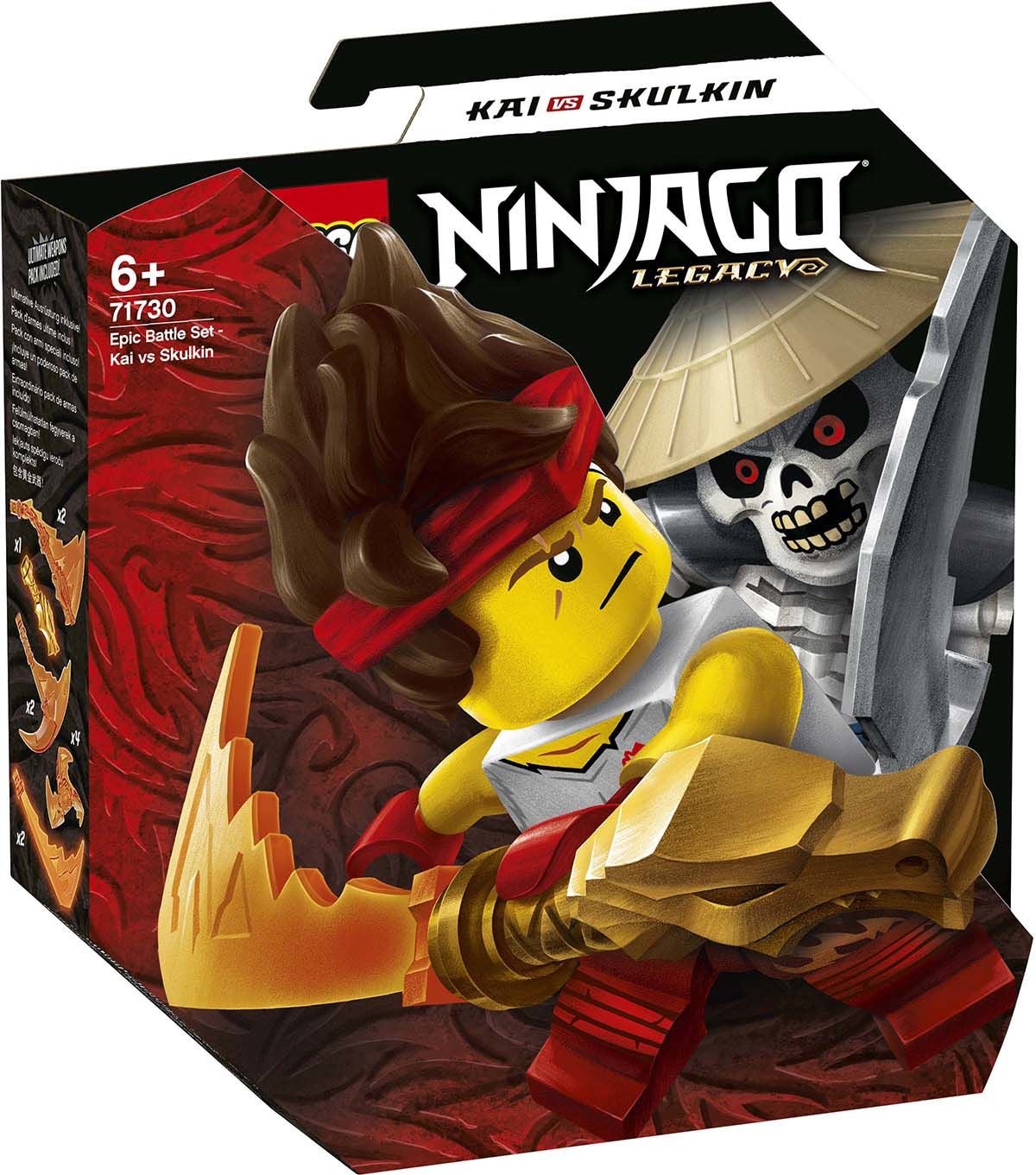 LEGO NINJAGO 71730 Eeppinen taistelusetti – Kai vastaan Skulkin