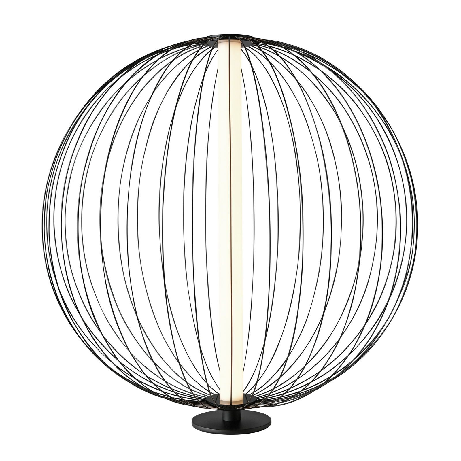 LED-pöytälamppu Atomic, muutettava varjostin