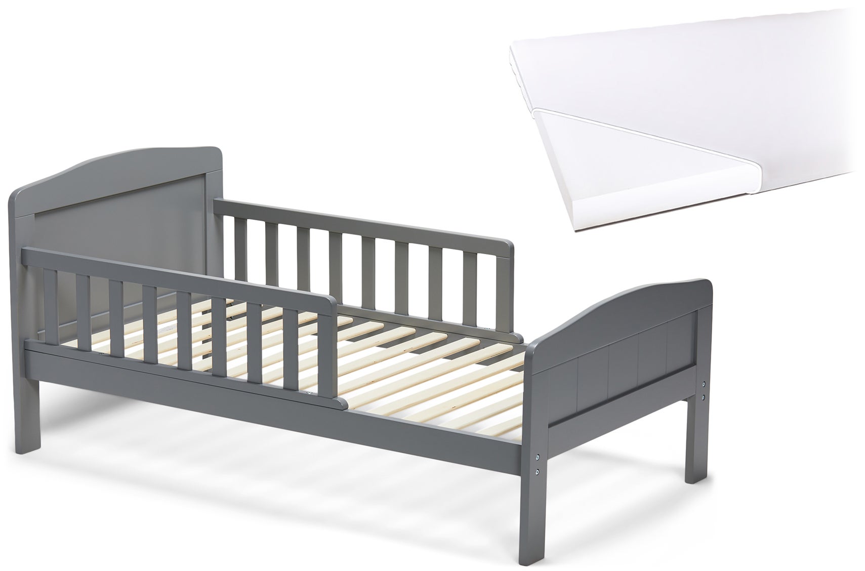 JLY Dream Juniorisänky + BabyMatex Patja Softi 70x140, Harmaa