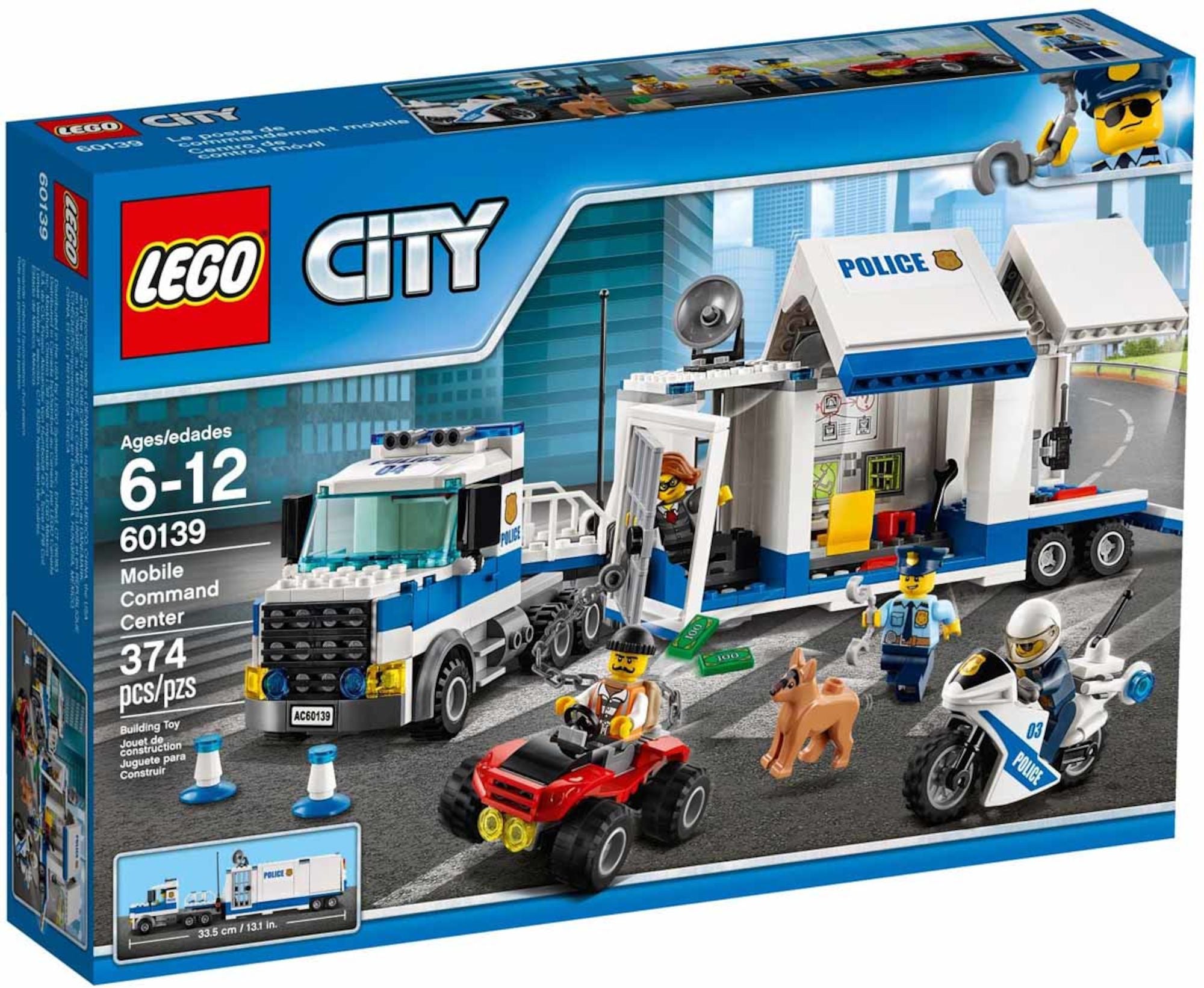 LEGO City 60139 Liikkuva Komentokeskus